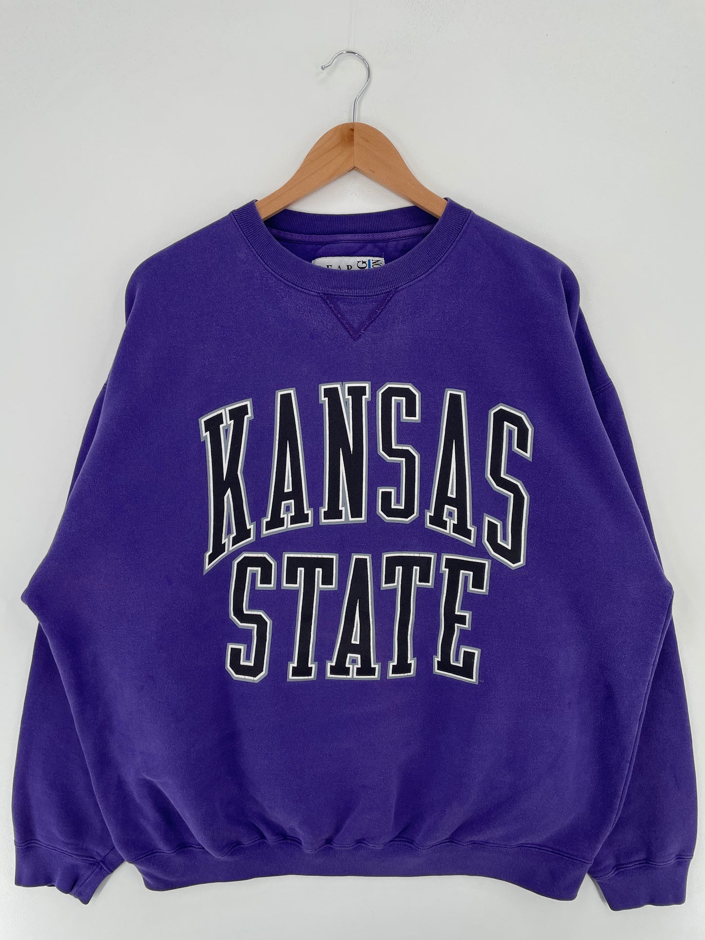 00' KANSAS STATE Size XXL Vintage College Sweat-shirt / A3261