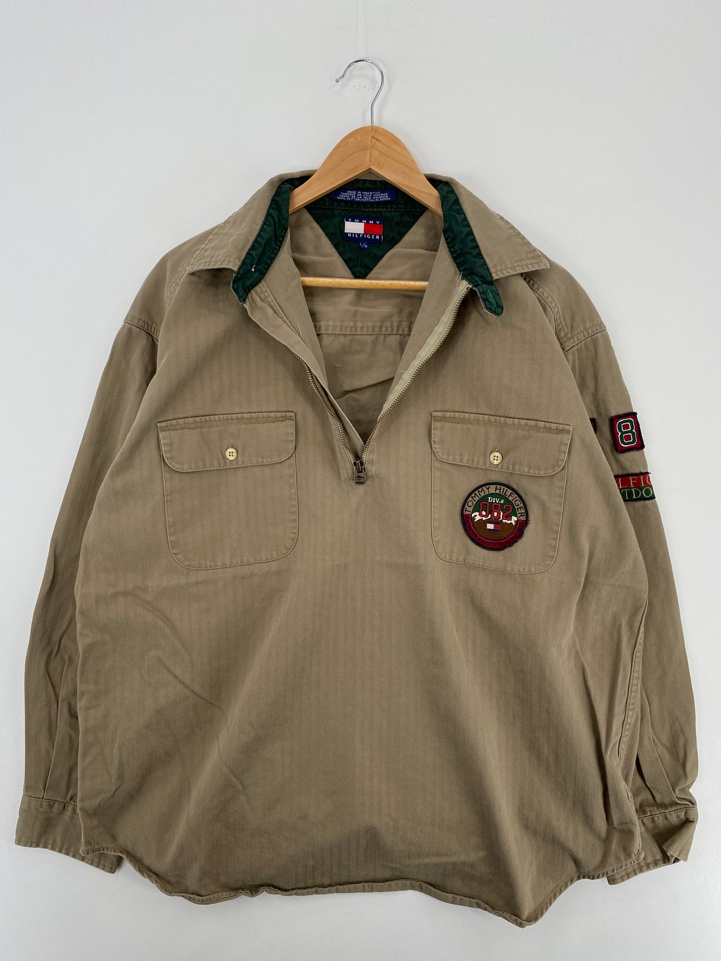 90’s TOMMY HILFIGER Size L Vintage Button-Down Shirt / A4272