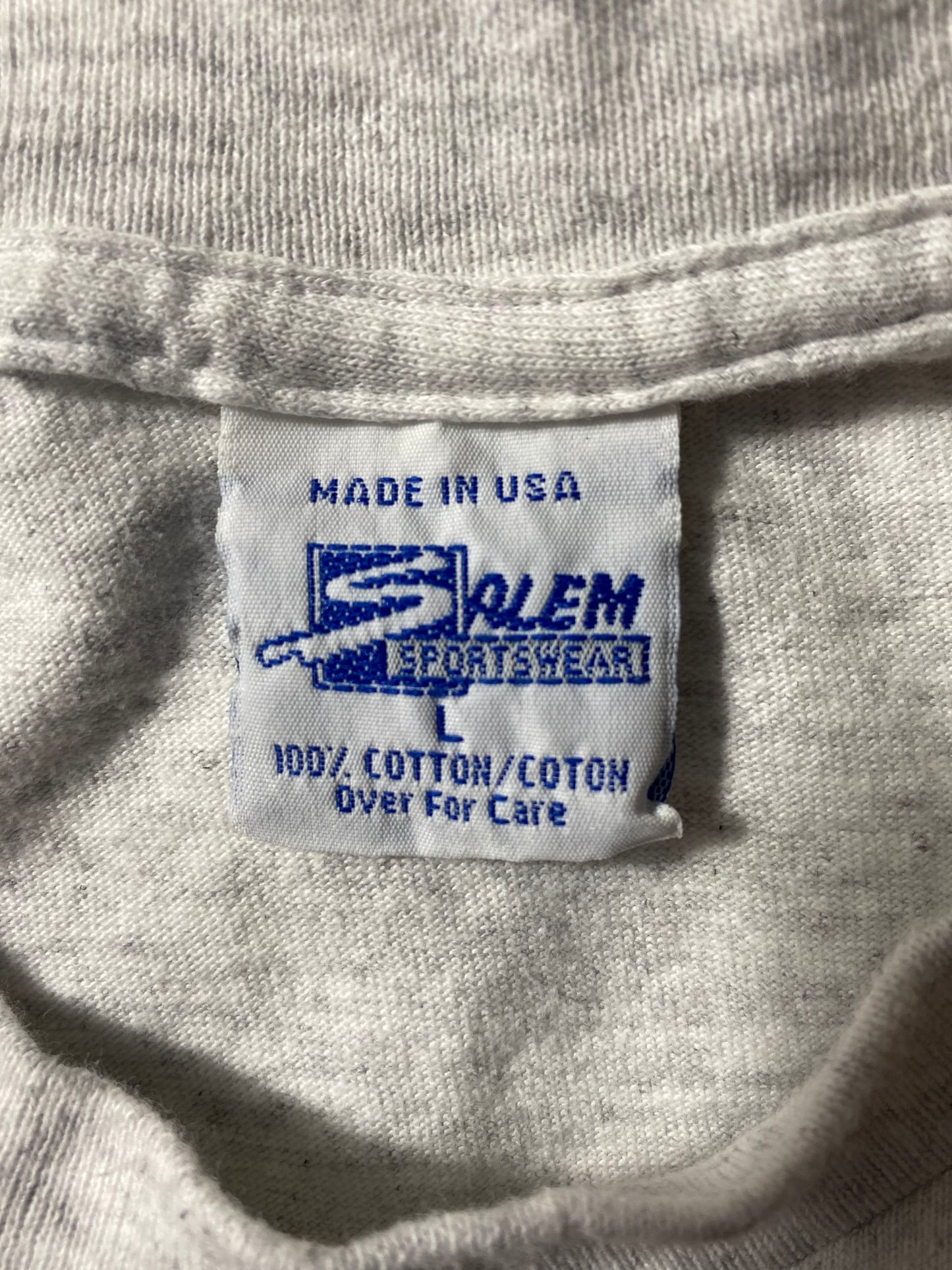 1993 MIAMI DOLPHINS Made in USA Size L Vintage NFL T-shirt / A171