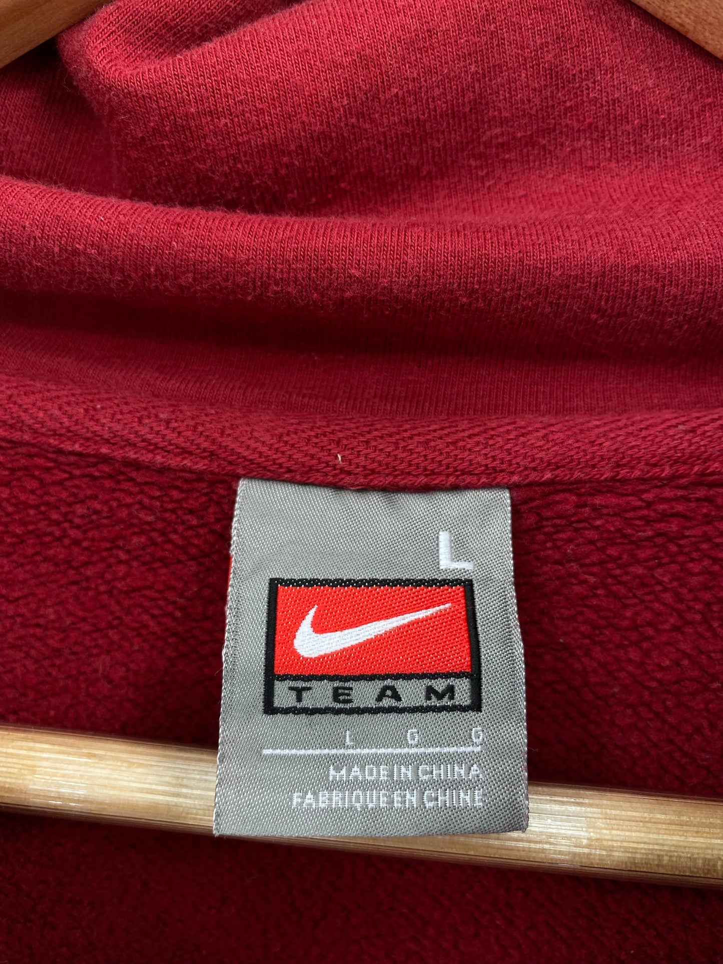 00' NIKE UNIVERSITY OF SOUTH CAROLINA Size L Vintage College Hoodie Sweat-shirt / K8622