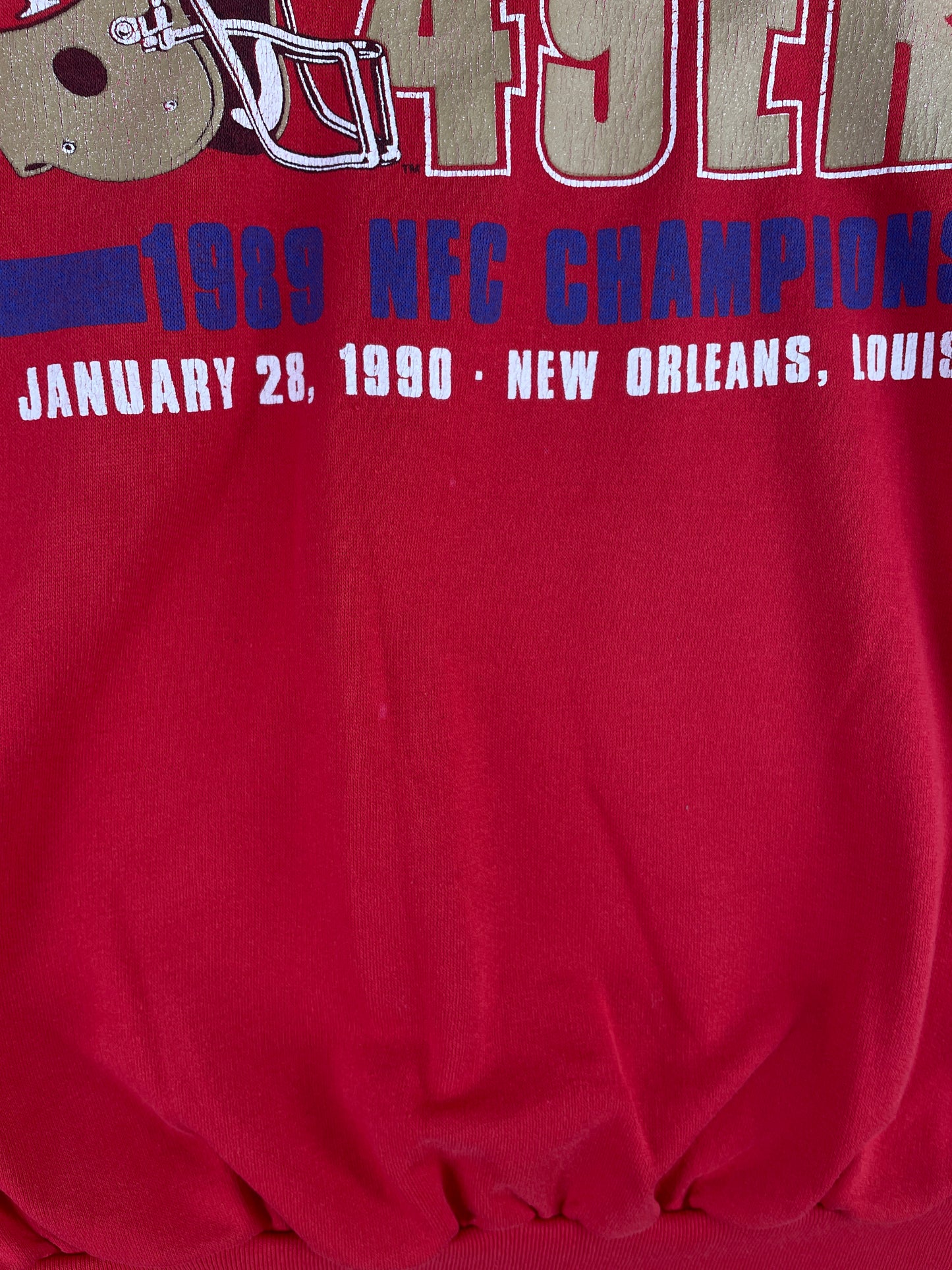 1990 SAN FRANCISCO 49ERS Size XL Vintage NFL Sweat-shirt / E2946S