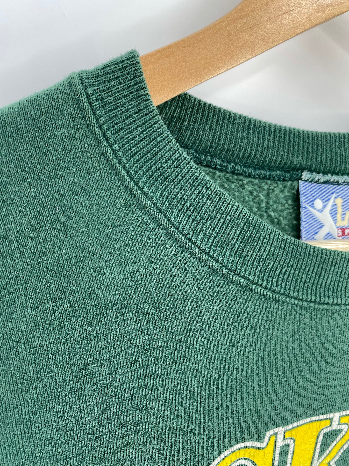 1996' WISCONSIN GREEN BAY PACKERS Made in USA Size L Vintage NFL Sweat-shirt / K5321