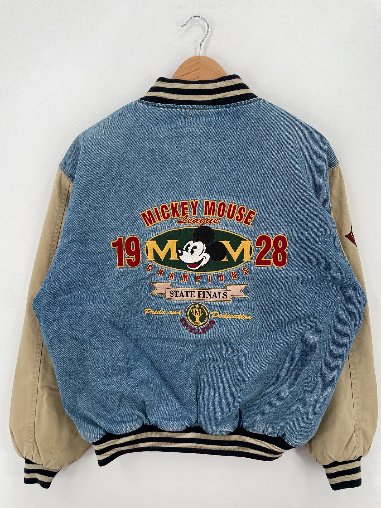 Vintage DISNEY MICKEY Size Approx.L Denim Jacket / A7320