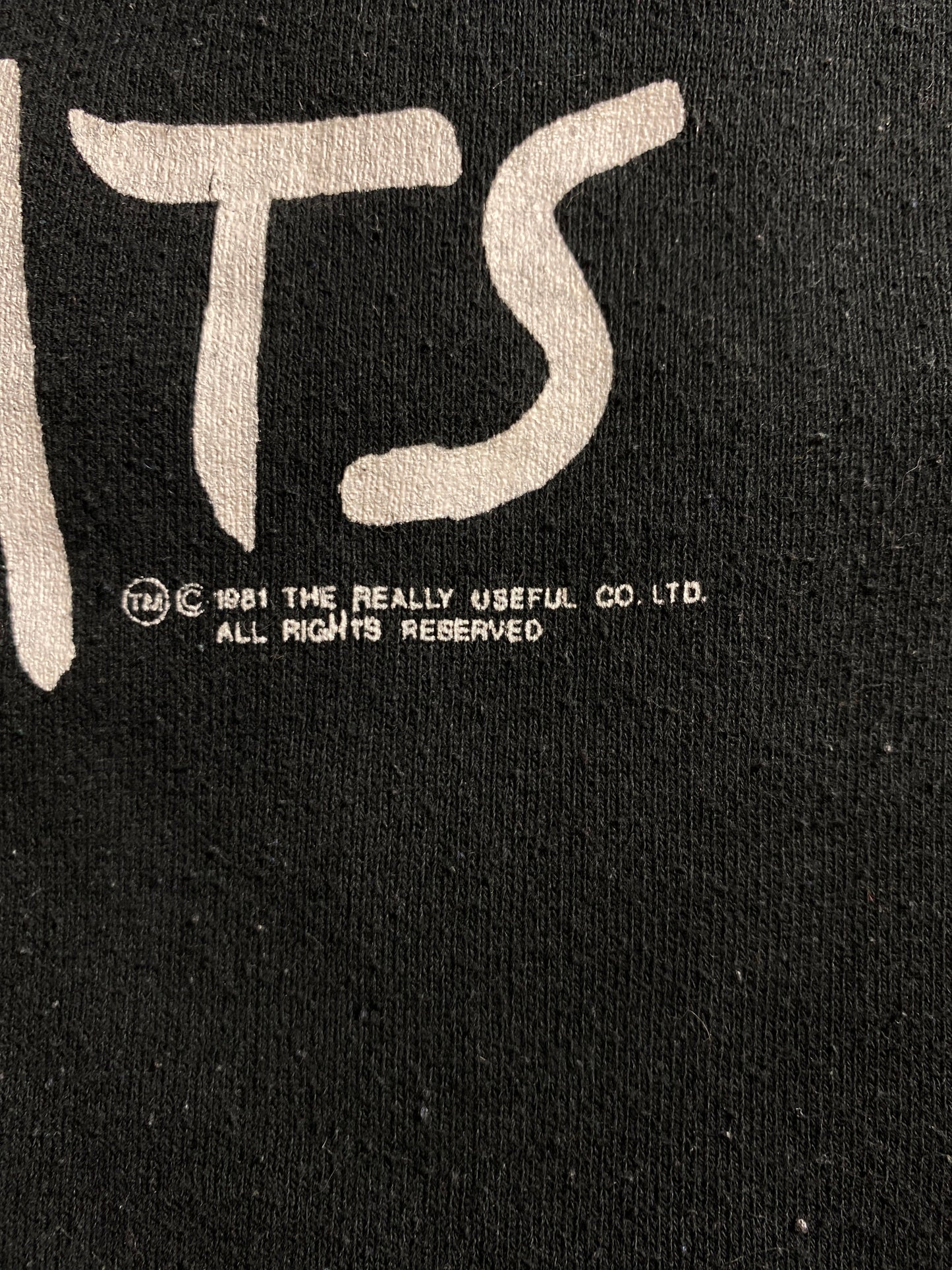 1981 CATS Made in USA Size XL Vintage Sweat-Shirts / A1398