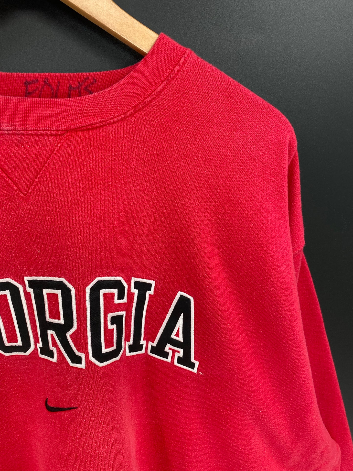 00' NIKE UNIVERSITY OF GEORGIA Size XXL Vintage Sweat shirt / K7816