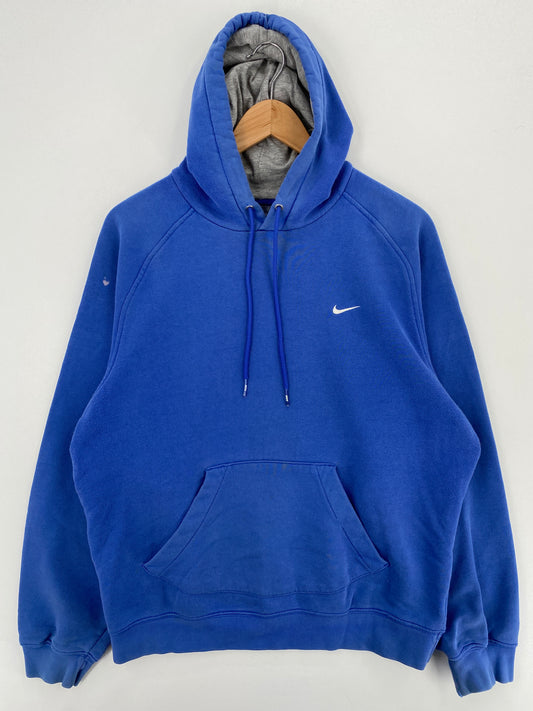 00’ NIKE MINI SWOOSH Size M Vintage Hoodie Sweat-Shirt / A6040