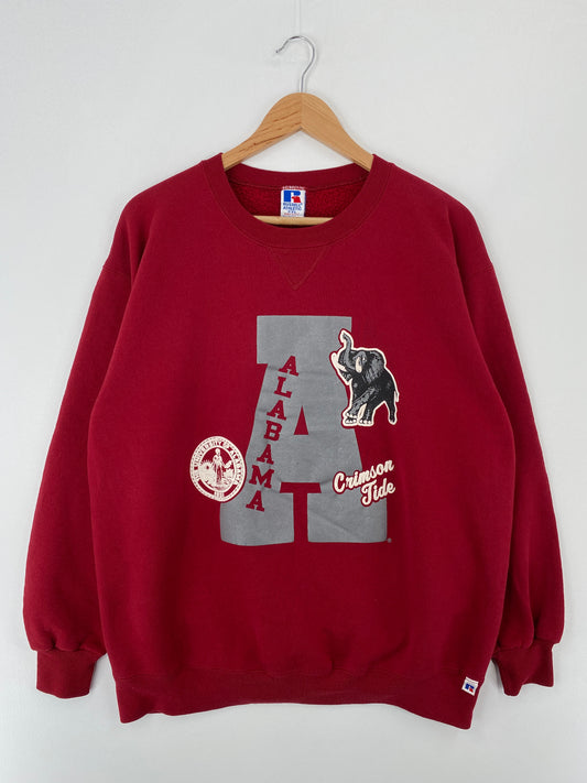 90’s RUSSELL x ALABAMA Made in USA Size XXL College Sweat-shirt / A9614