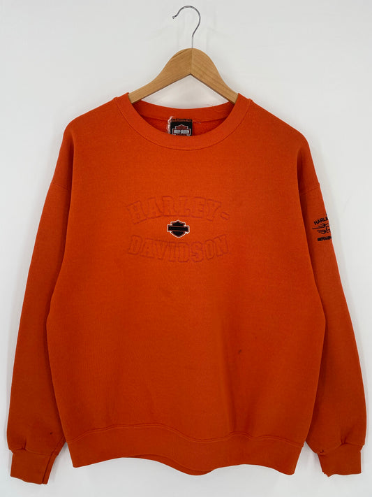 00’ HARLEY DAVIDSON Size No Tag (Approx.XL) Vintage Sweat-shirt / K6893
