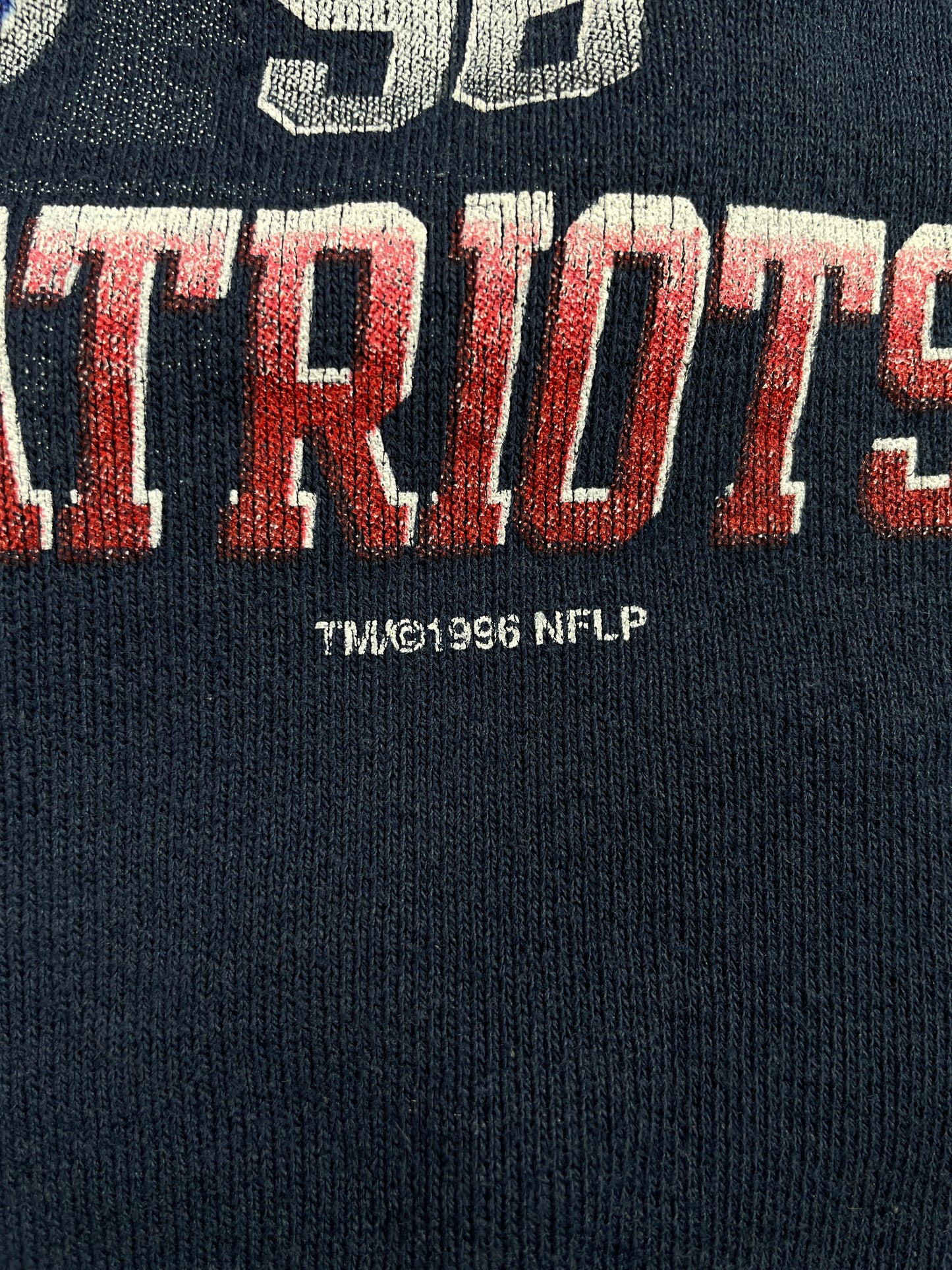 1996 NEW ENGLAND PATRIOTS Made in USA Size XXL Vintage NFL Sweat-shirt / E3114S