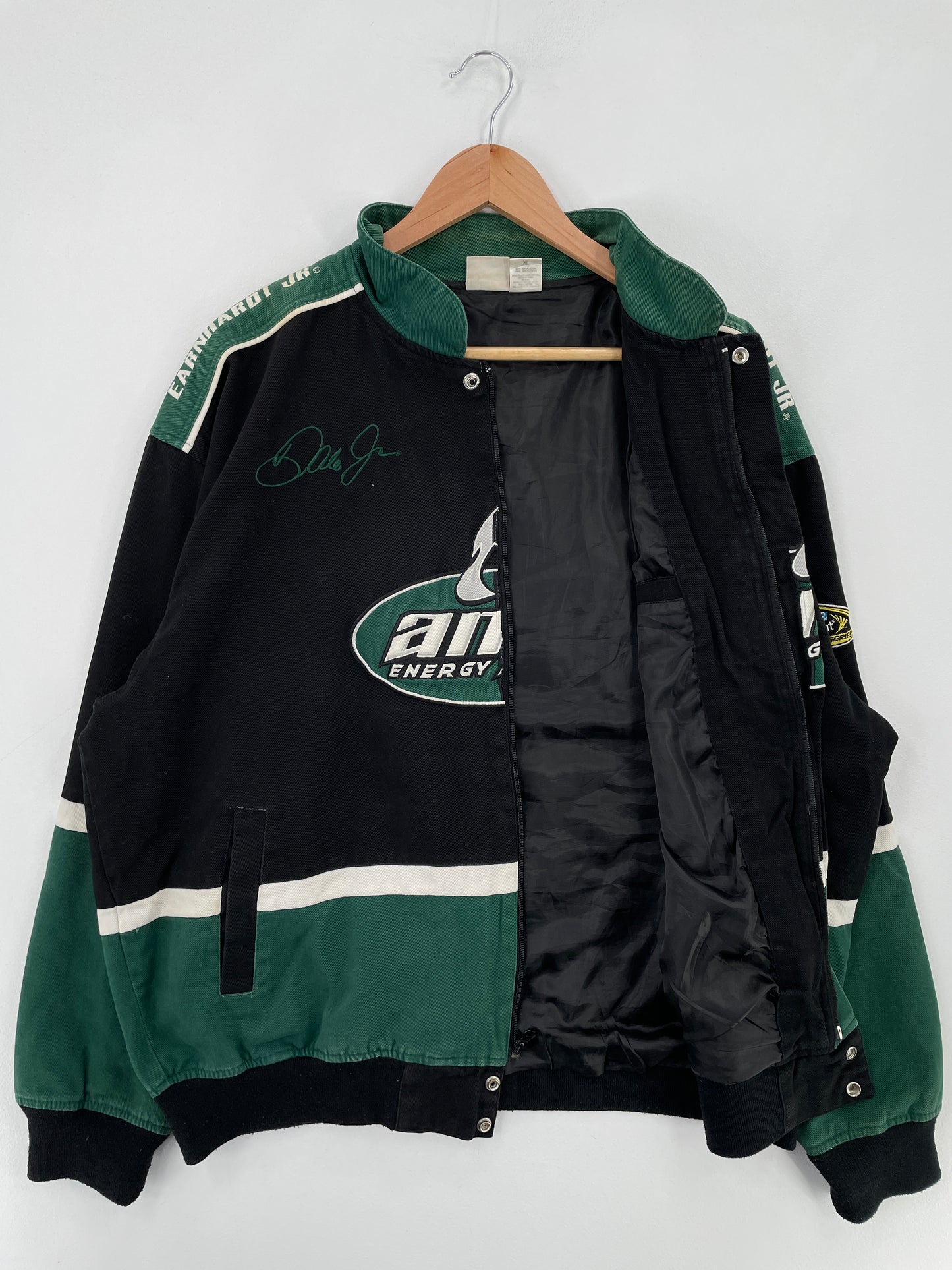 Vintage NASCAR AMP ENERGY Size XL Racnig Jacket / E3952J