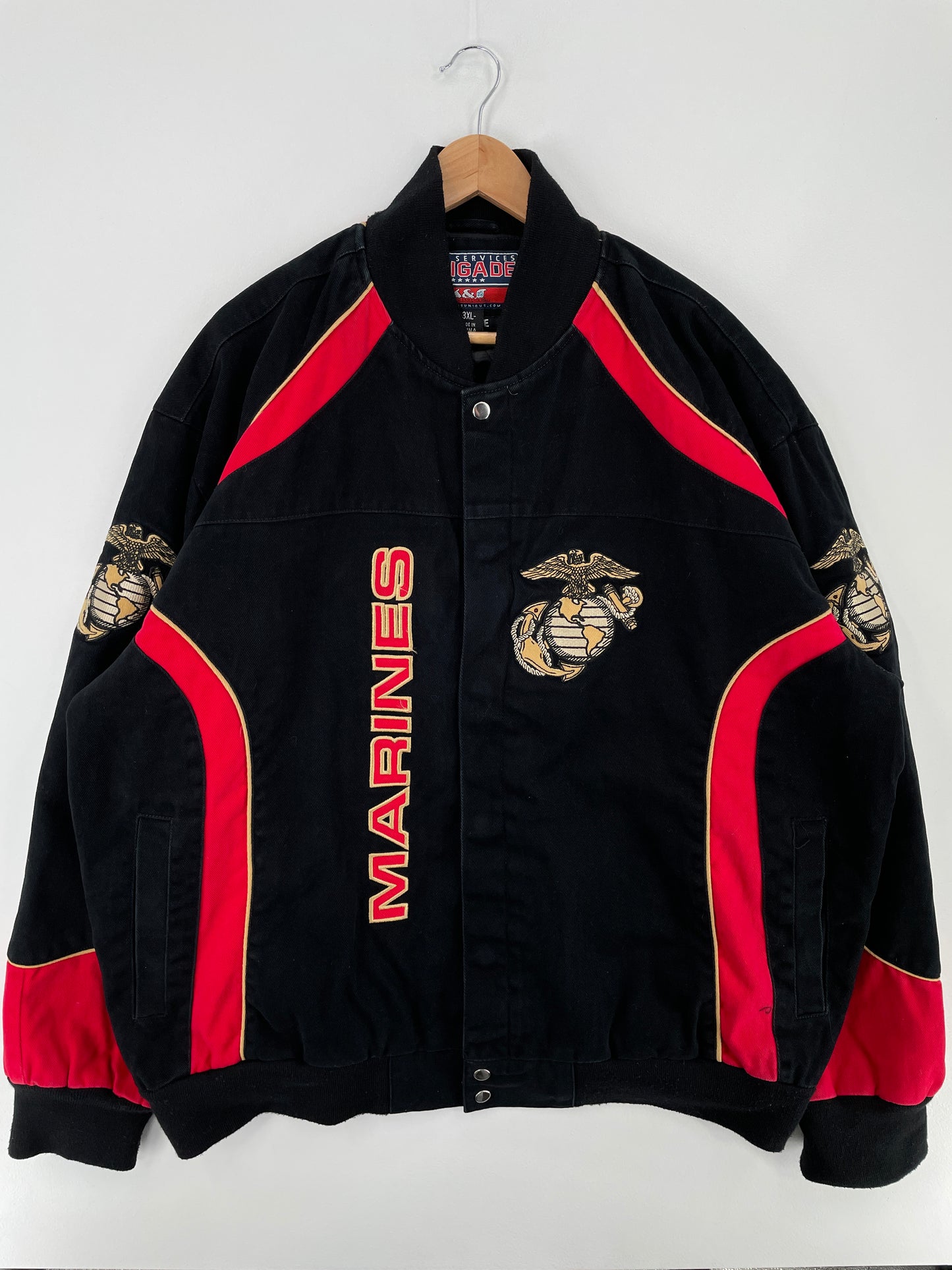 Vintage MARINES Size XXXL Racing Jacket / A9751