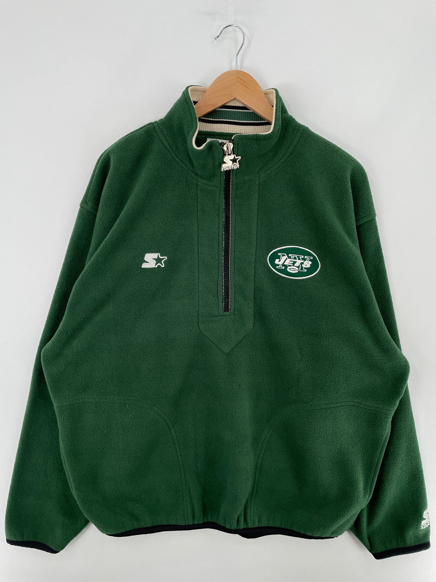 90’s STARTER x NEW YORK JETS Size L Vintage NFL Fleece / E3017S