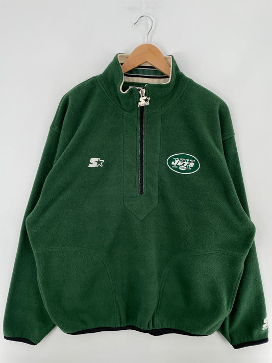 90’s STARTER x NEW YORK JETS Size L Vintage NFL Fleece / E3017S