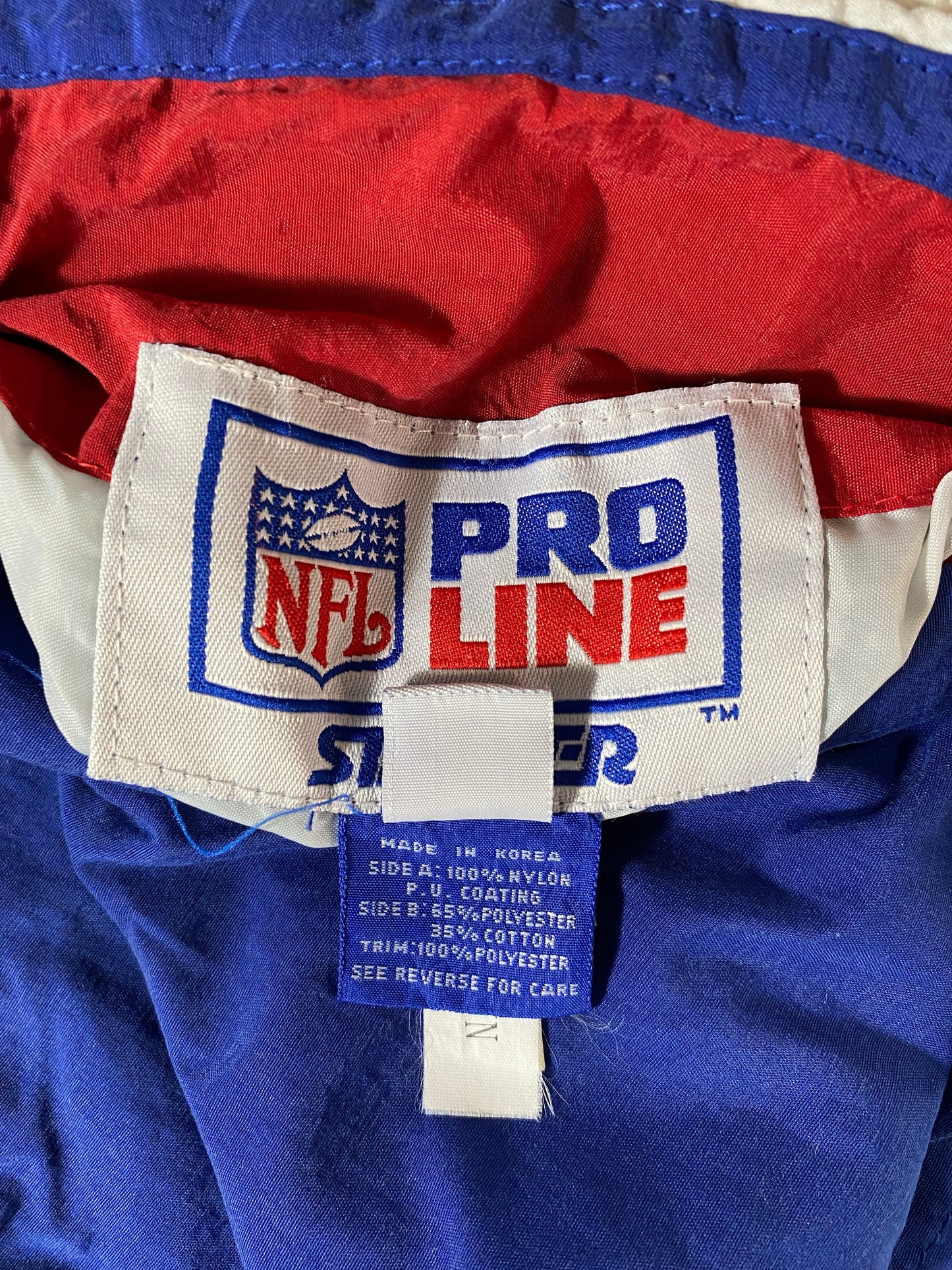 90’s STARTER x BUFFALO BILLS Size XL Vintage NFL Reversible Nylon Jacket  / K9067