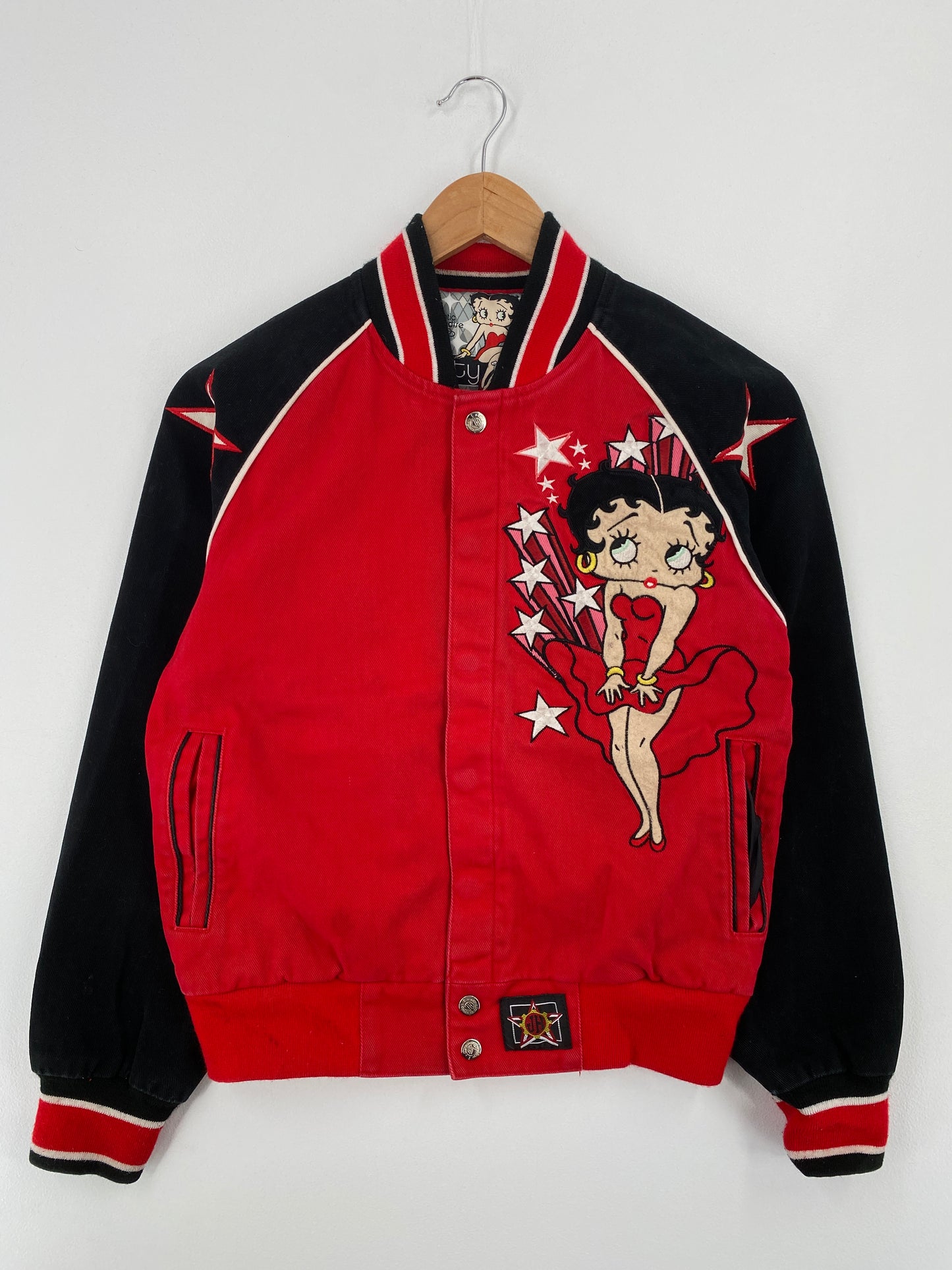 2007 BETTY BOOP Size Ladies XS Vintage Racing Jacket / A9041