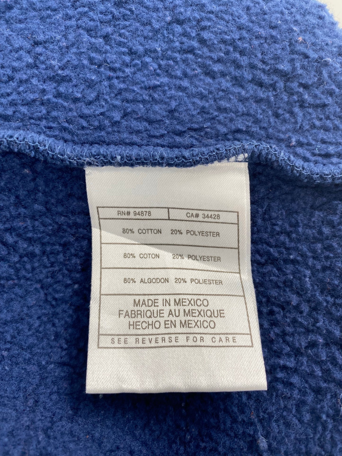00' NIKE UNIVERSITY OF KANSAS Size L Vintage Sweat-Shirt / K4604