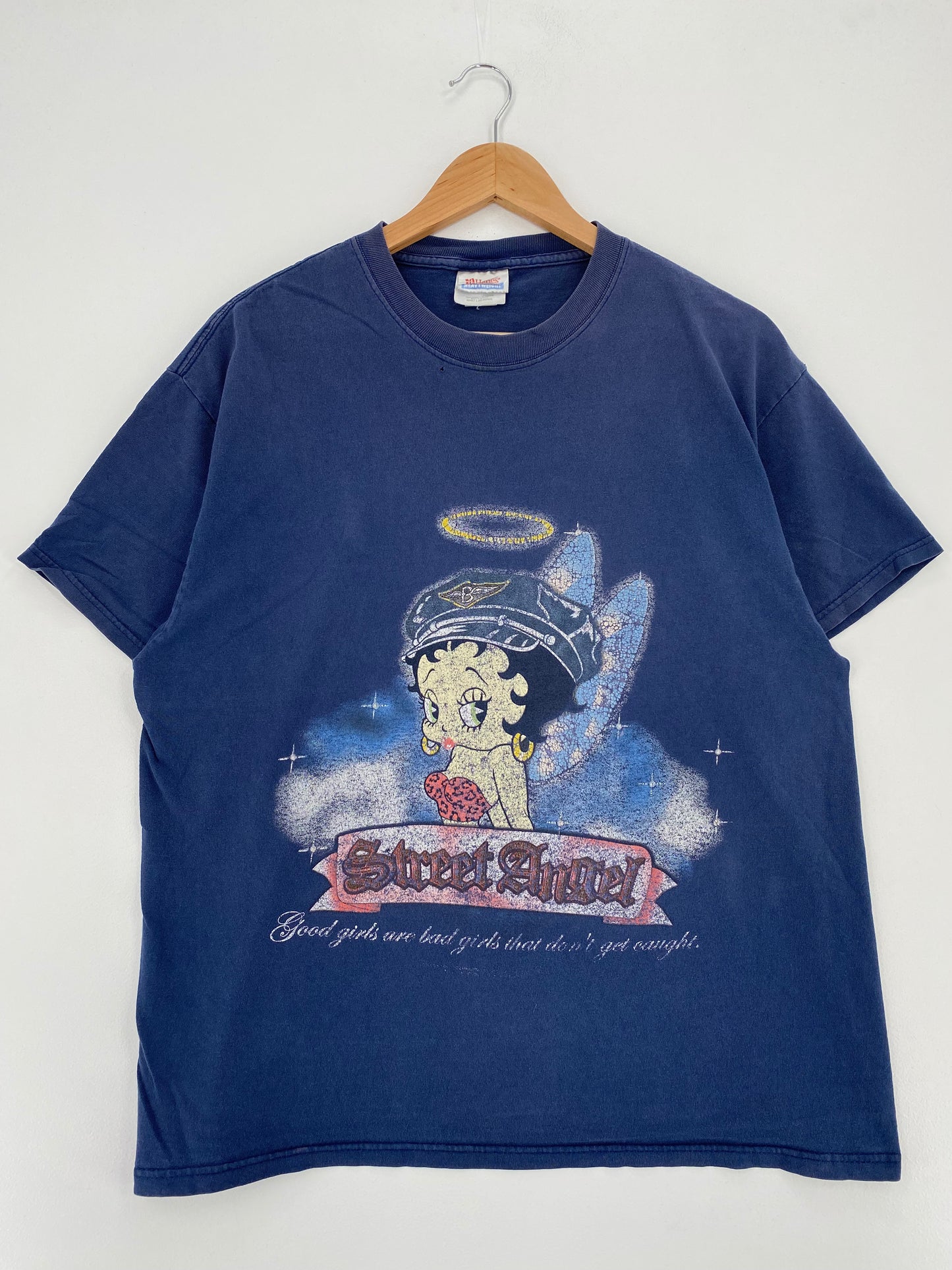00’ BETTY BOOP Size L Vintage T-Shirt / A2371