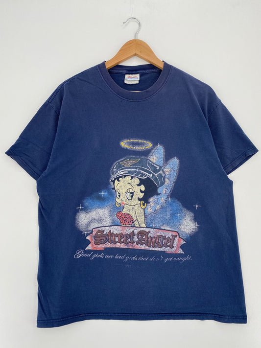 00’ BETTY BOOP Size L Vintage T-Shirt / A2371