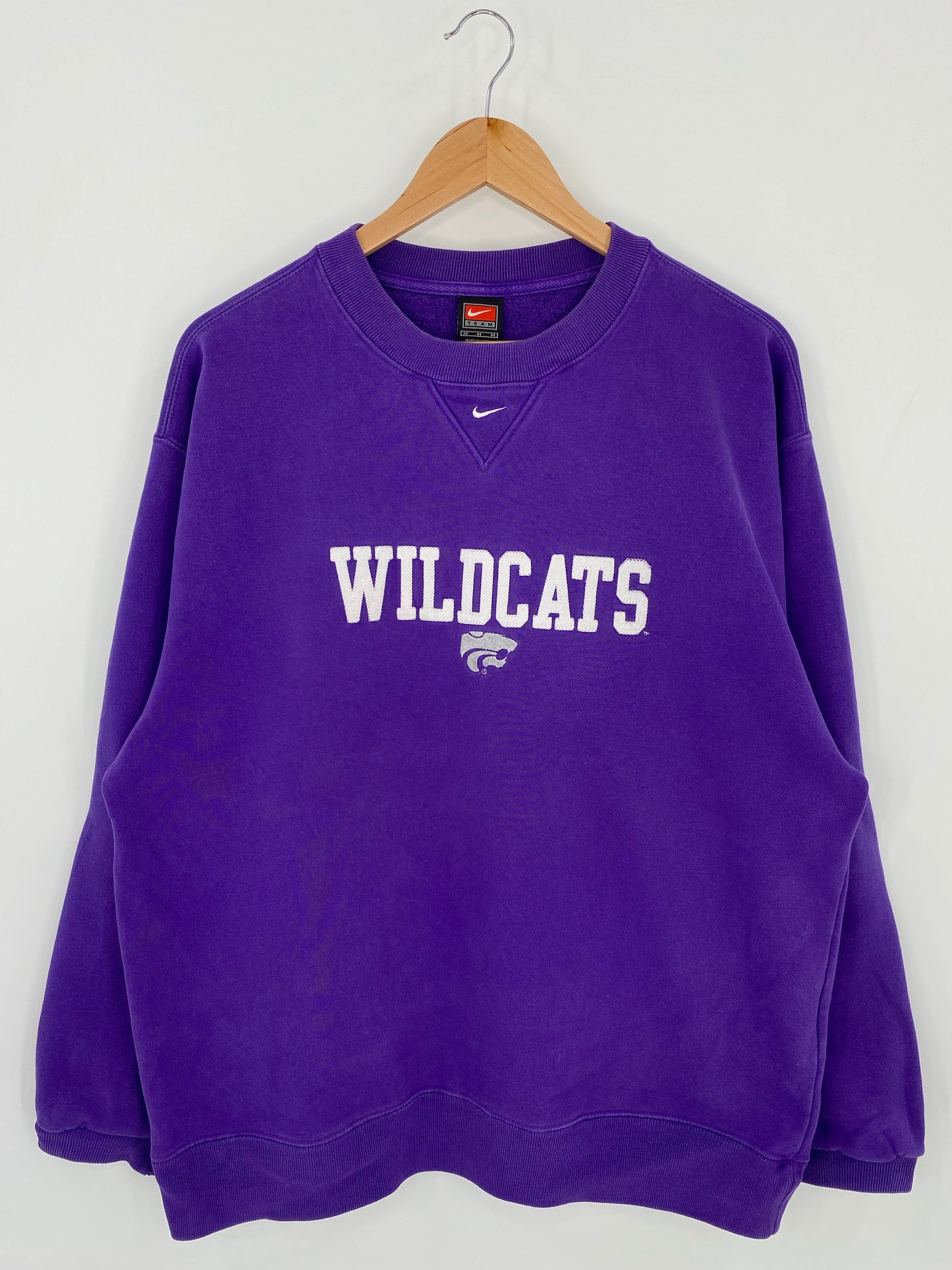00’ NIKE WILDCATS Size M Vintage College Sweat-shirt / K6351