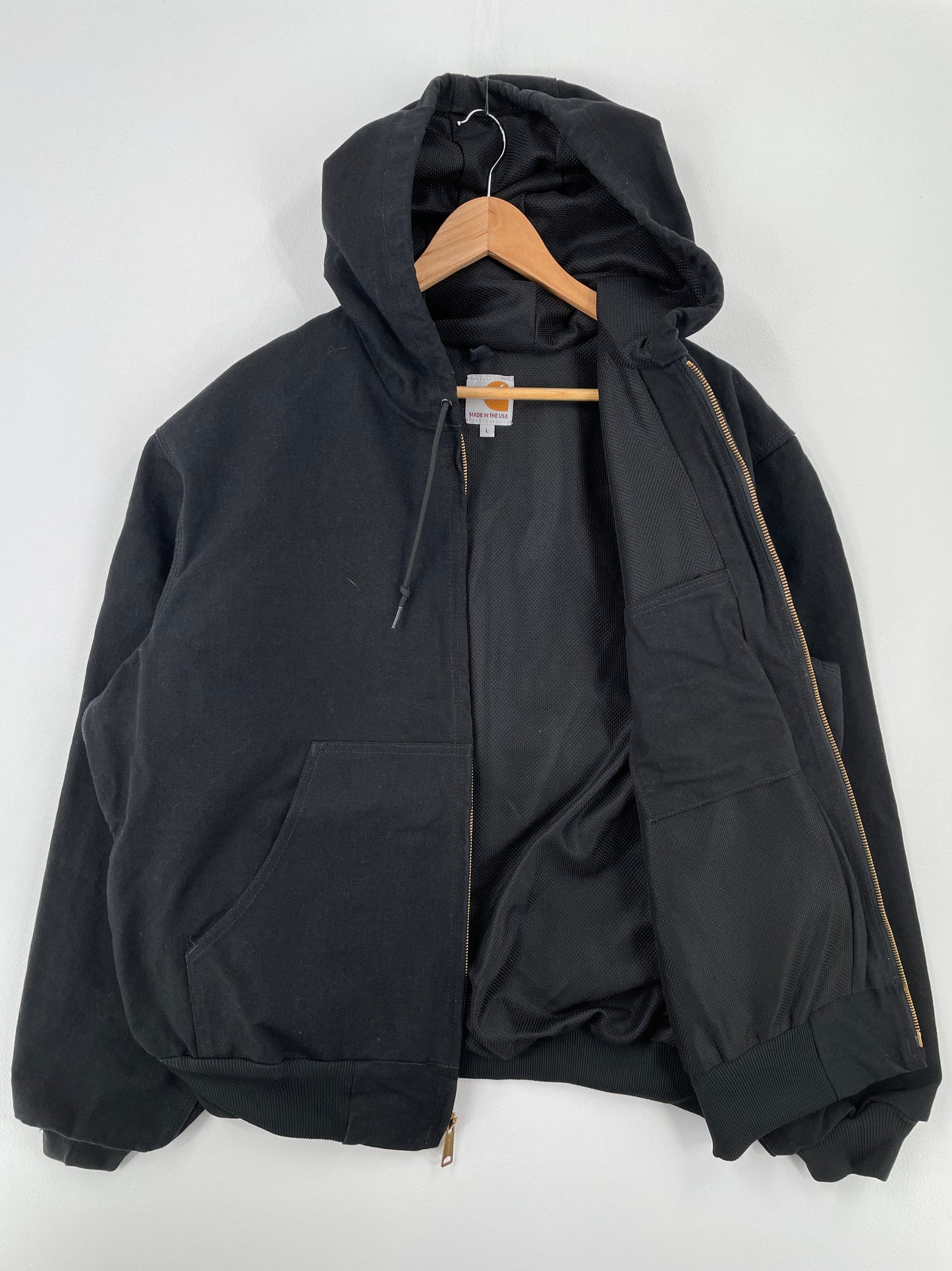 Vintage CARHARTT Made in USA Size L Hoodie Duck Jacket / A8732