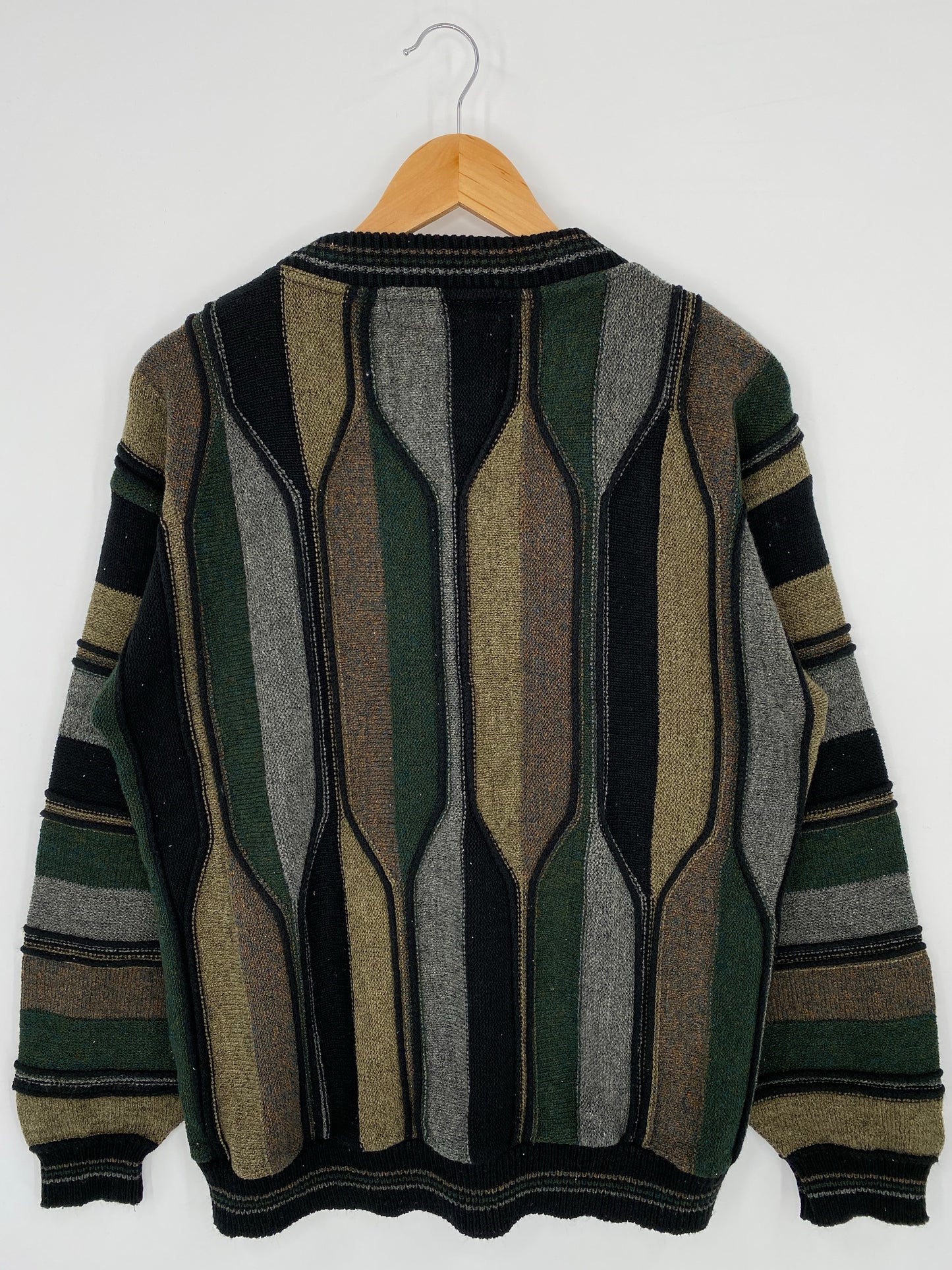 Vintage 3D COOGI- Style Made in USA Size M Knit Sweater / K7221