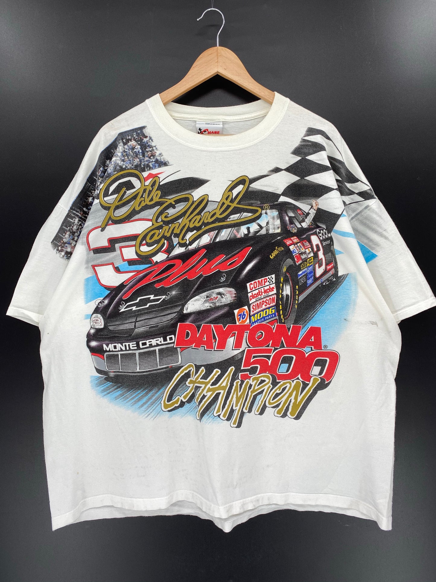 Vintage NASCAR DALE EARNHARDT Size XXL Racing T-Shirt / K6217