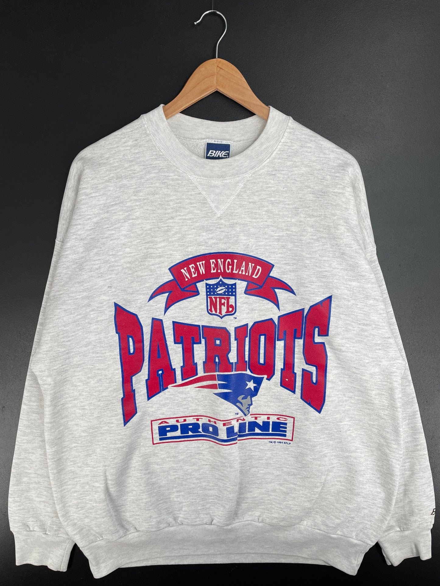1994 NEW ENGLAND PATRIOTS Made in USA Size XXL Vintage NFL Sweat-Shirt / E1517S