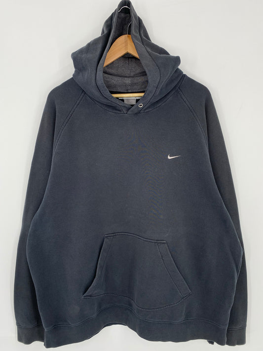 00’ NIKE MINI SWOOSH Size XXL Vintage Hoodie Sweat-Shirt / K6382