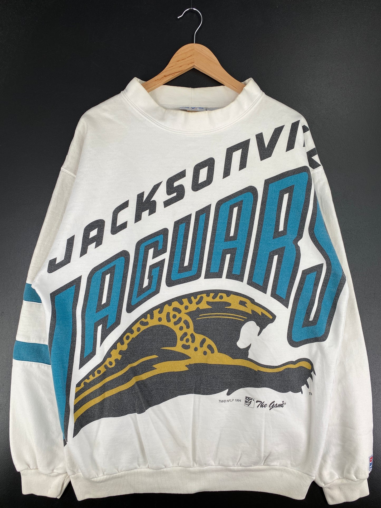 1994 JACKSONVILLE JAGUARS Size XL Vintage NFL Sweat-Shirt / A6429