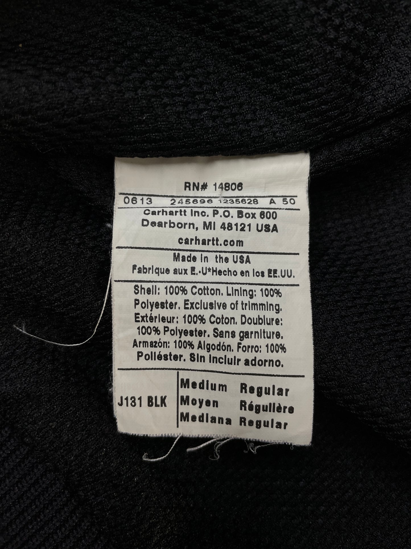 .Vintage CARHARTT Made in USA Size M Duck Jacket / E4249J