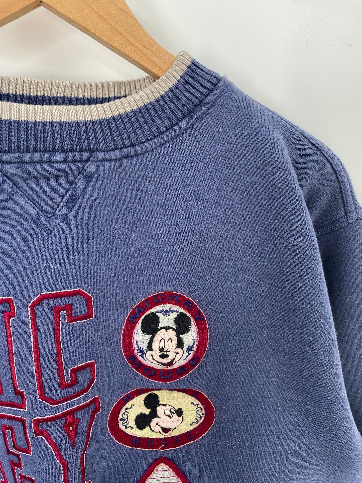90’s DISNEY MICKEY Size L Vintage Sweat-shirt / K4140