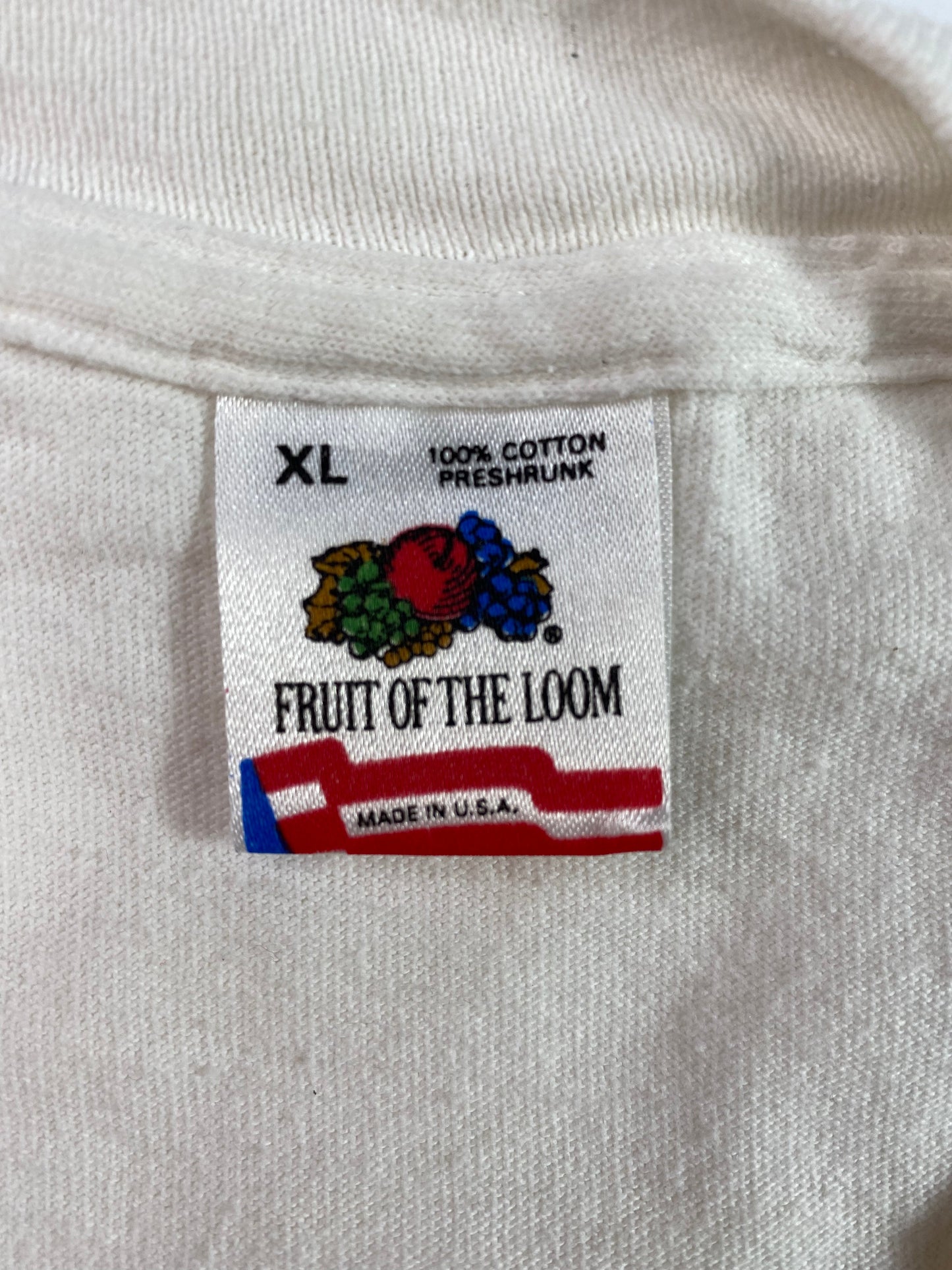 1989 MAIAMI HURRICANES Made in USA Size XL Vintage College T-Shirt / E5242T