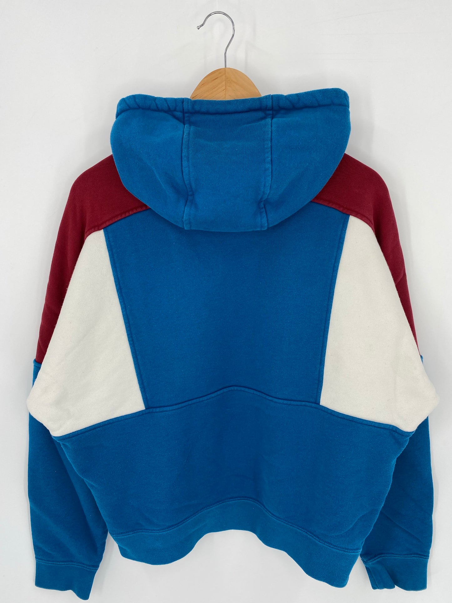 00' NIKE Size M Vintage Hoodie Half Zip-up Sweat-shirt / K7836