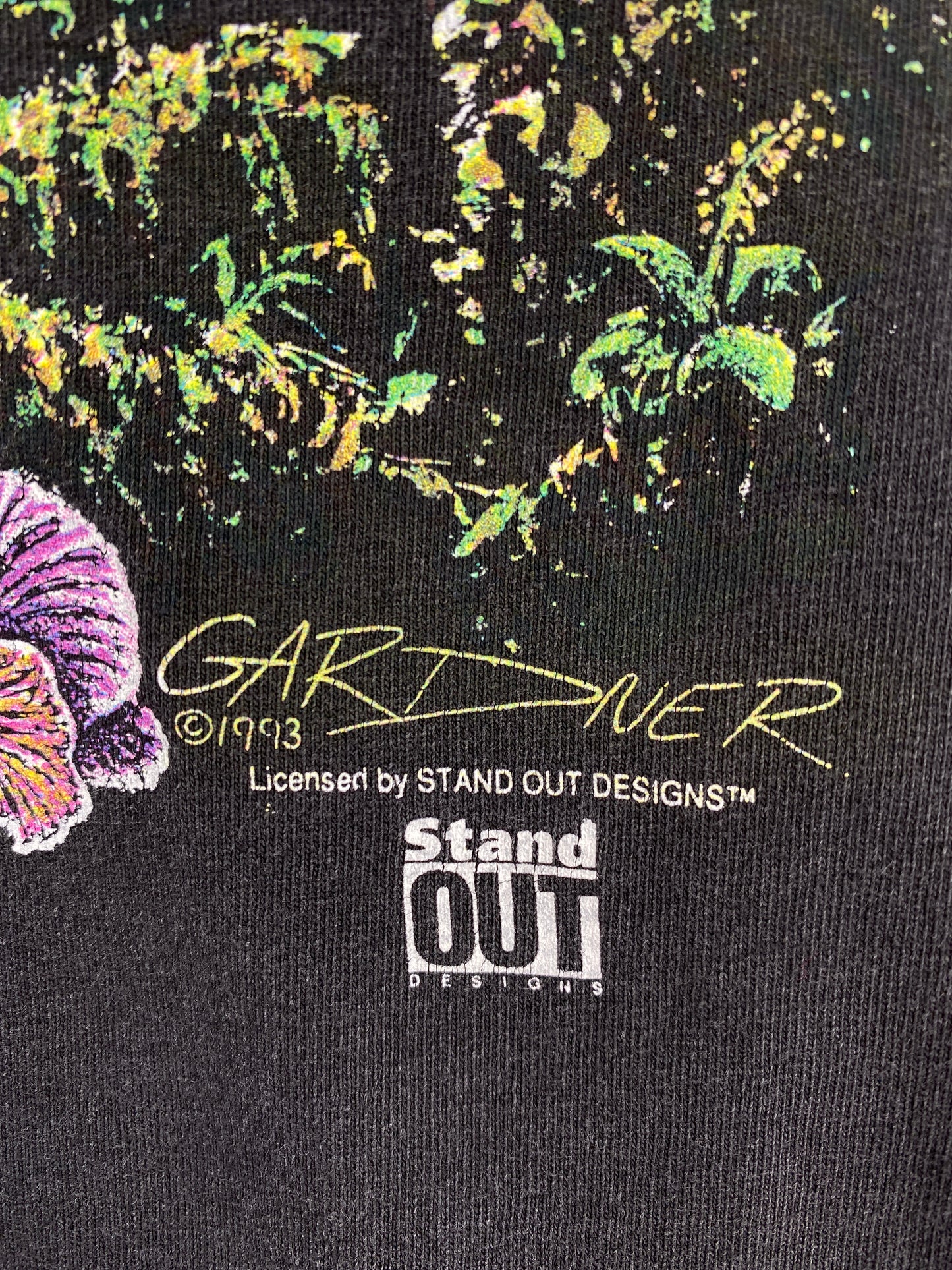 1993 GARDNER Made in USA Size XL Vintage T-Shirt / A3966