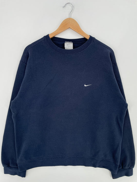 90’s NIKE MINI SWOOSH Size L Vintage Sweat-shirt / E1125