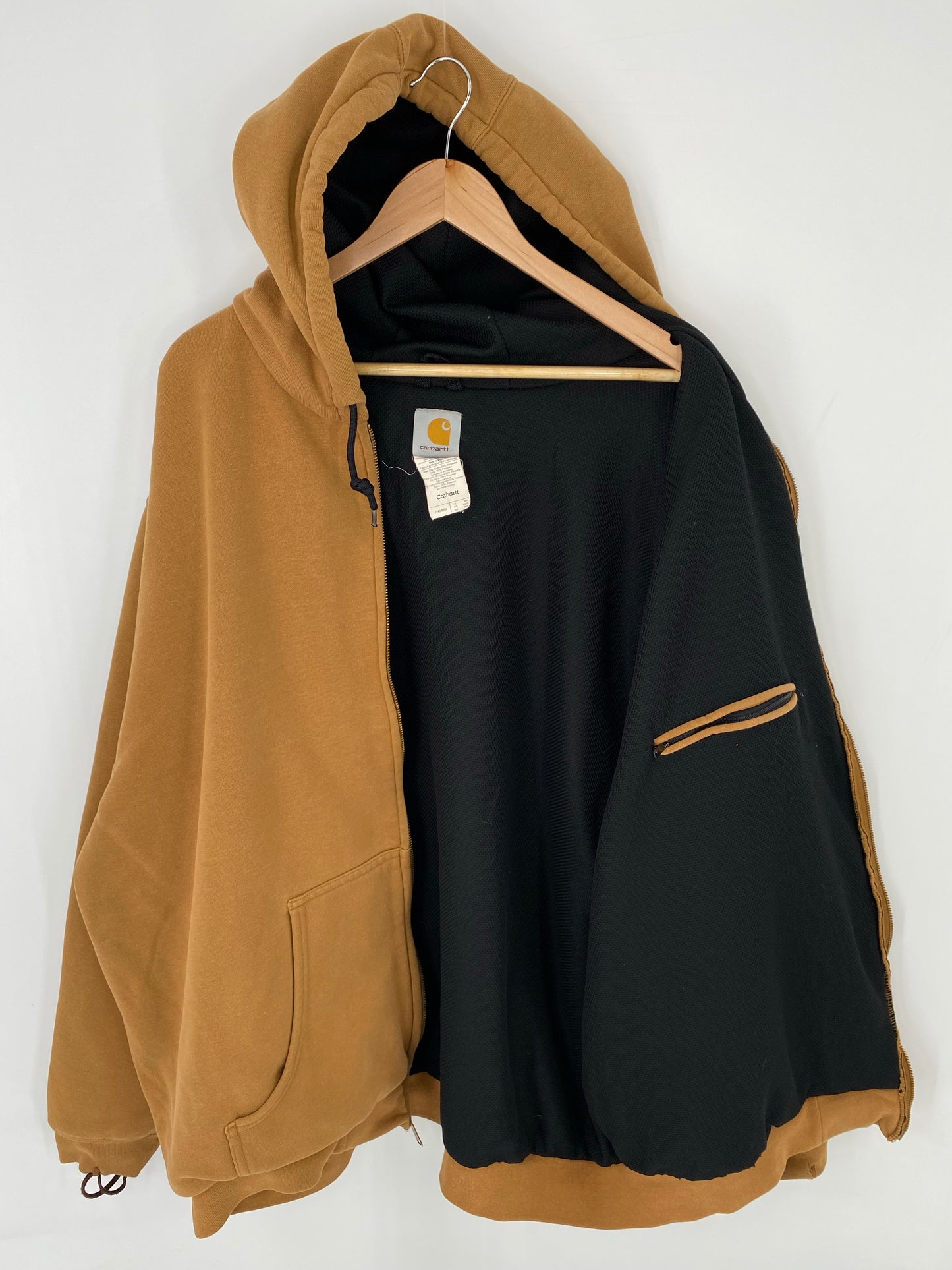 Vintage CARHARTT Size XXXL Zip-up Hoodie Sweat-Shirt / K8500