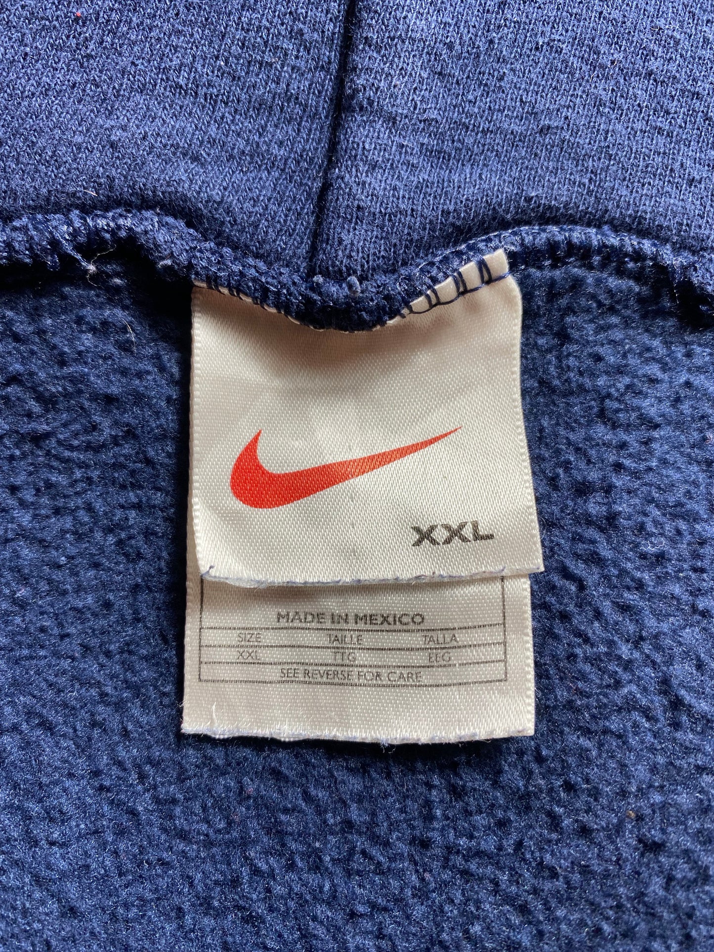 90’s NIKE CENTER SWOOSH Size XXL Vintage Hoodie Sweat-Shirt / K7243