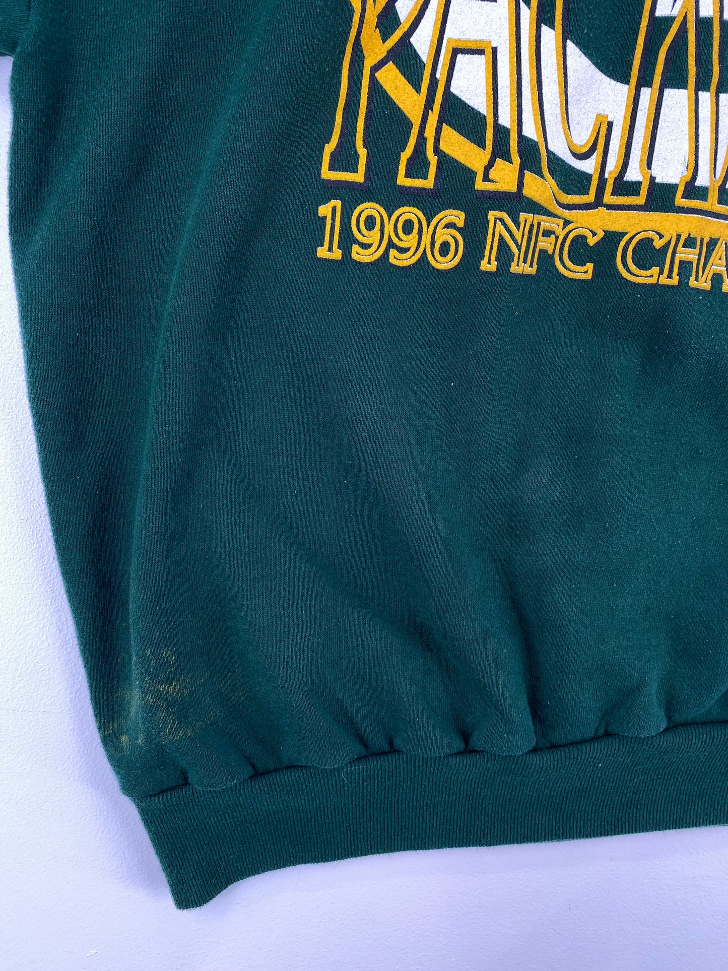 1996 GREEN BAY PACKERS Made in USA Size XL Vintage NFL Sweat-shirt / E787