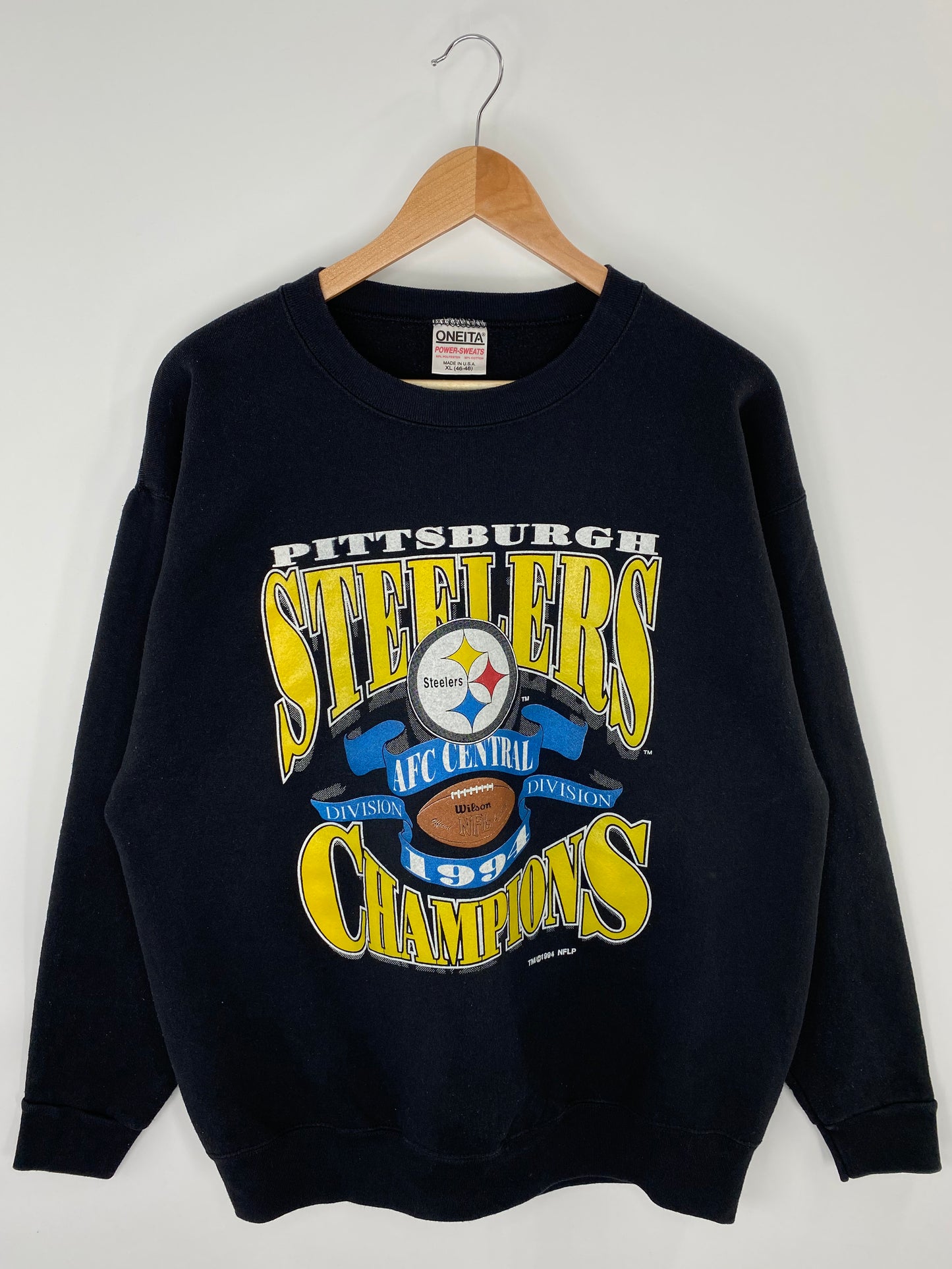 1994 PITTSBURG STEELERS Made in USA Size XL NFL Sweat-Shirts/ K9822