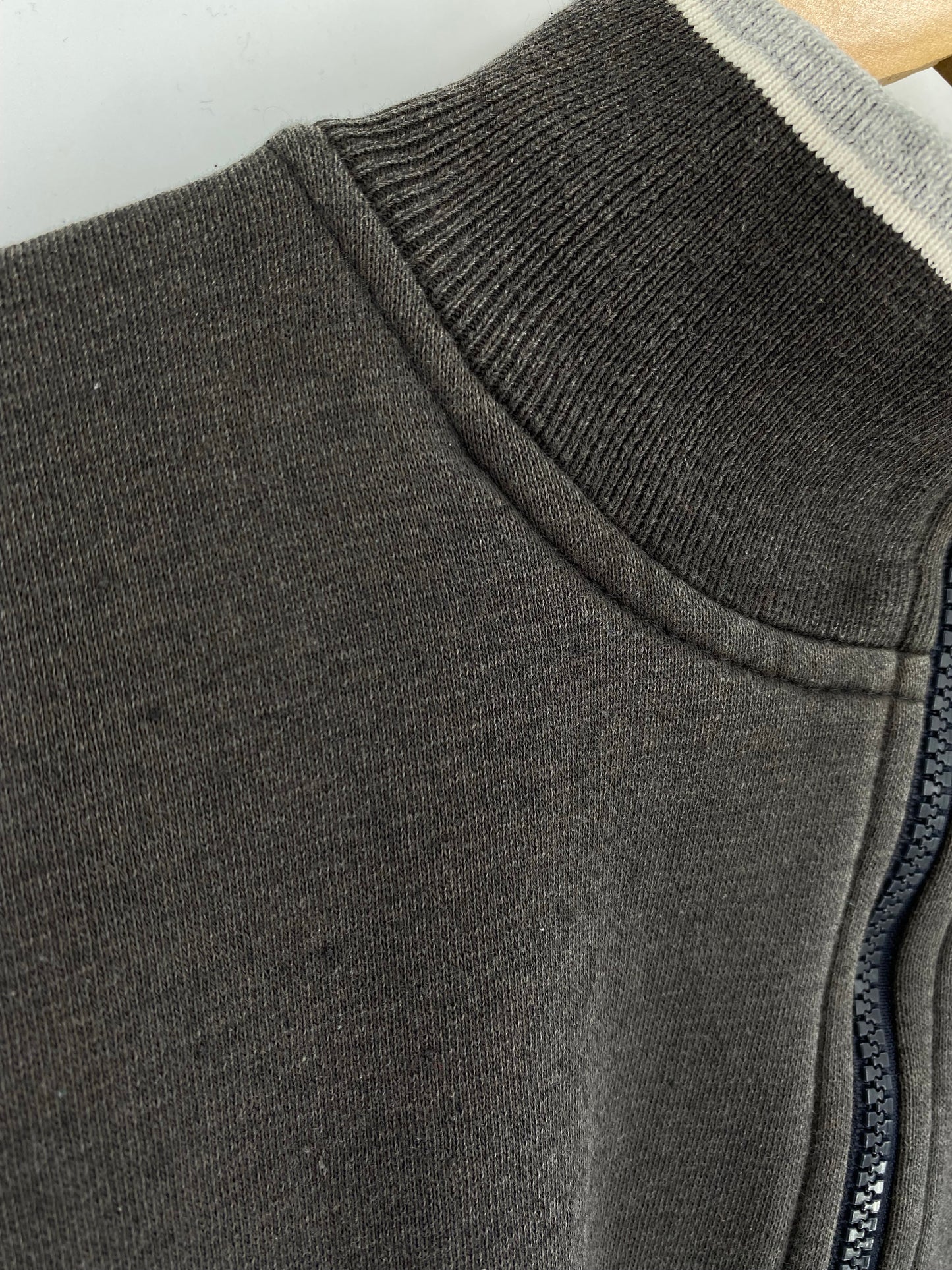 Vintage OAKLAND RAIDERS Size M Vintage NFL Half-zip Sweat - Shirt/ K5793