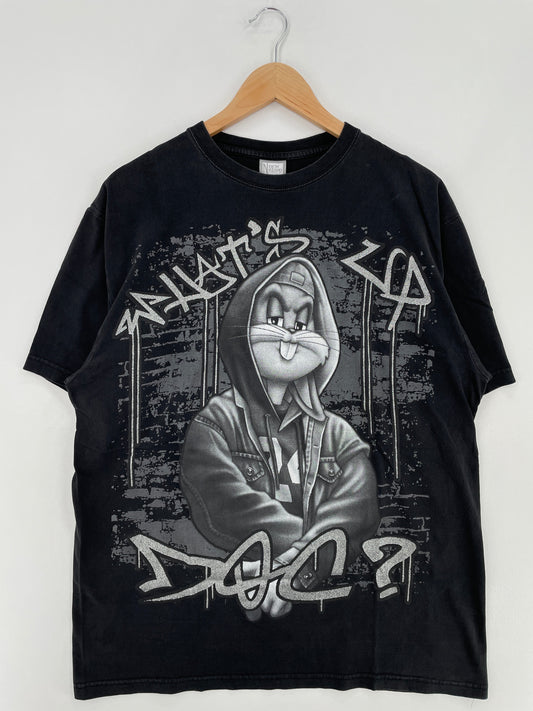 .00' LOONEY TUNES BUGS BUNNY Size XL Vintage T-shirt / E2459T