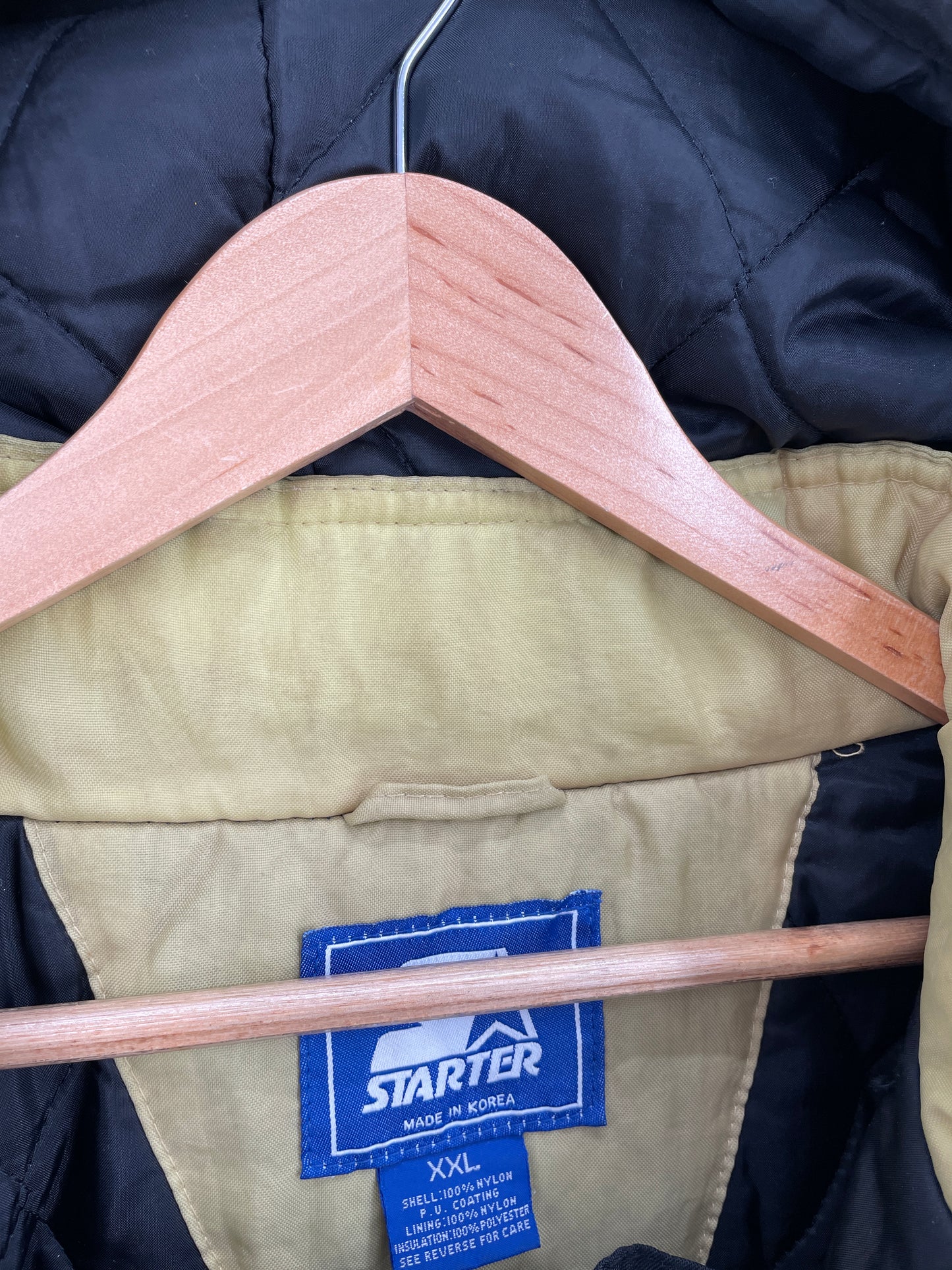 90’s STARTER x PURDUE BOILERMAKERS Size XXL Vintage Padded Nylon Jacket / E768
