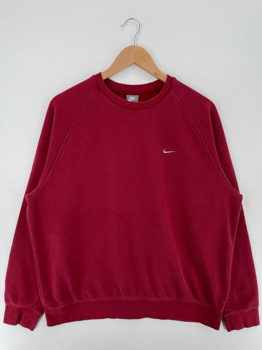 00’ NIKE MINI SWOOSH Size L Vintage Sweat-shirt / E3303S