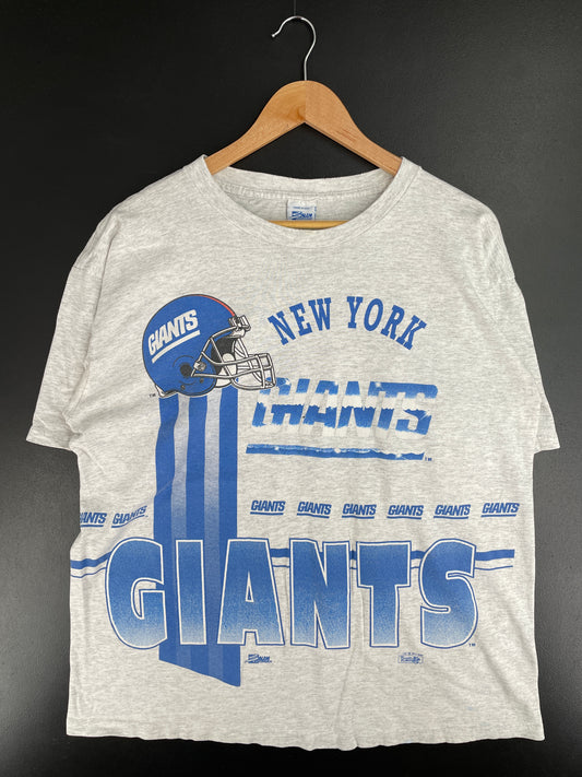 1993 SALEM x NEW YORK GIANTS Made in USA Size XL Vintage NFL T-Shirt / E2881T