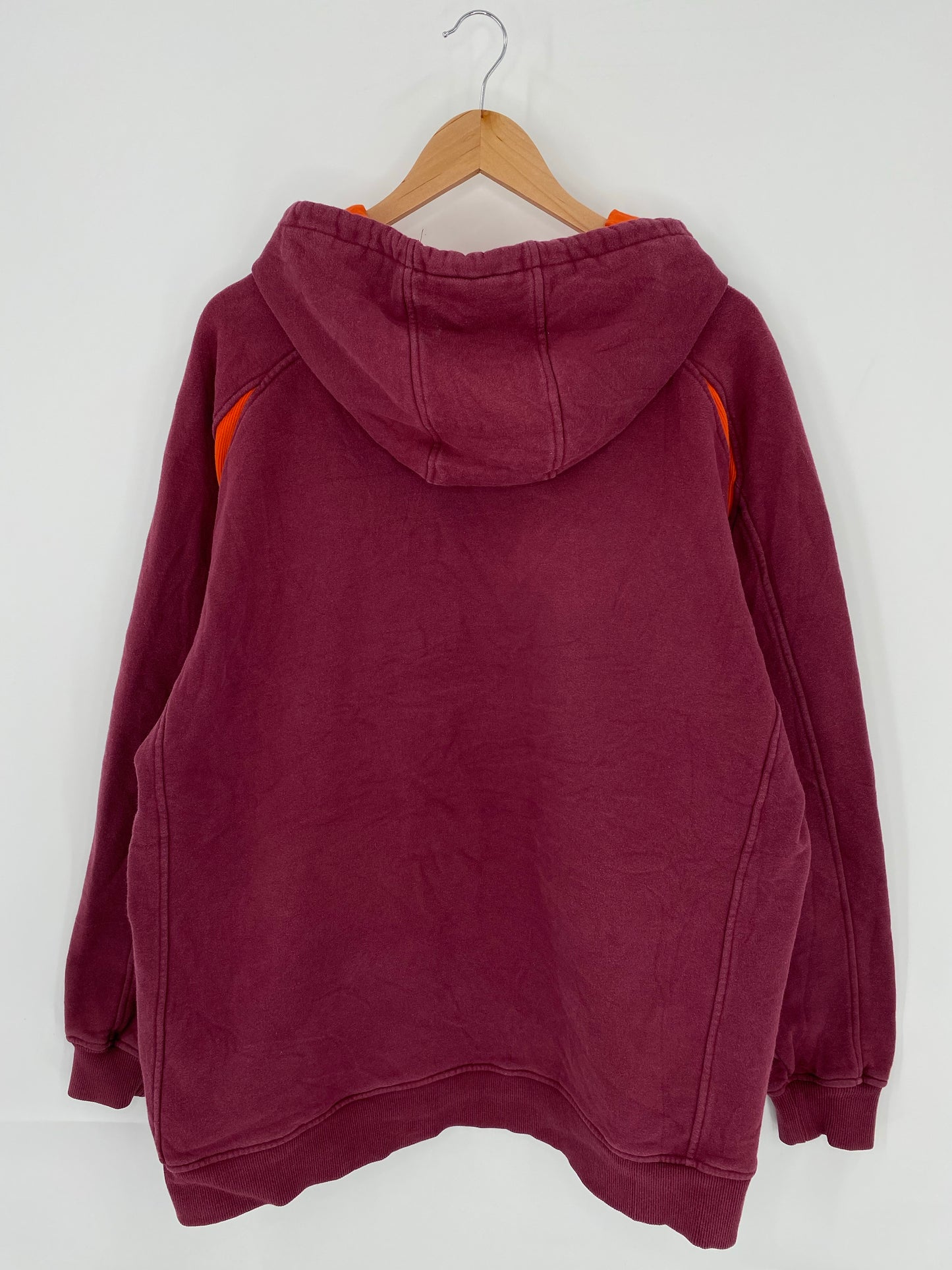 00' NIKE VIRGINIA TECH Size XL Vintage Hoodie Sweat-shirt / K5952