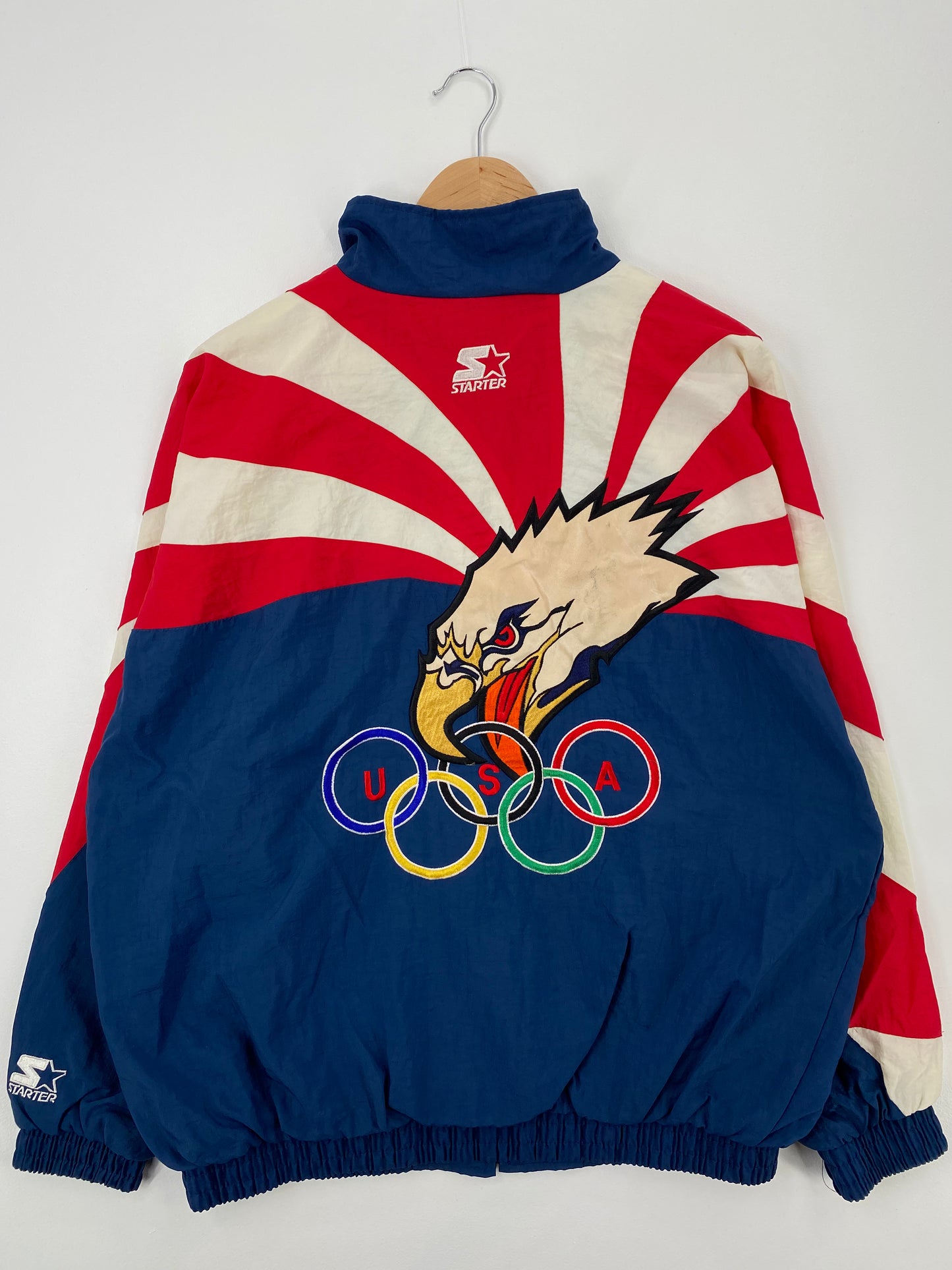 90’s STATER x TEAM USA Size L Vintage Nylon Jacket  / A346