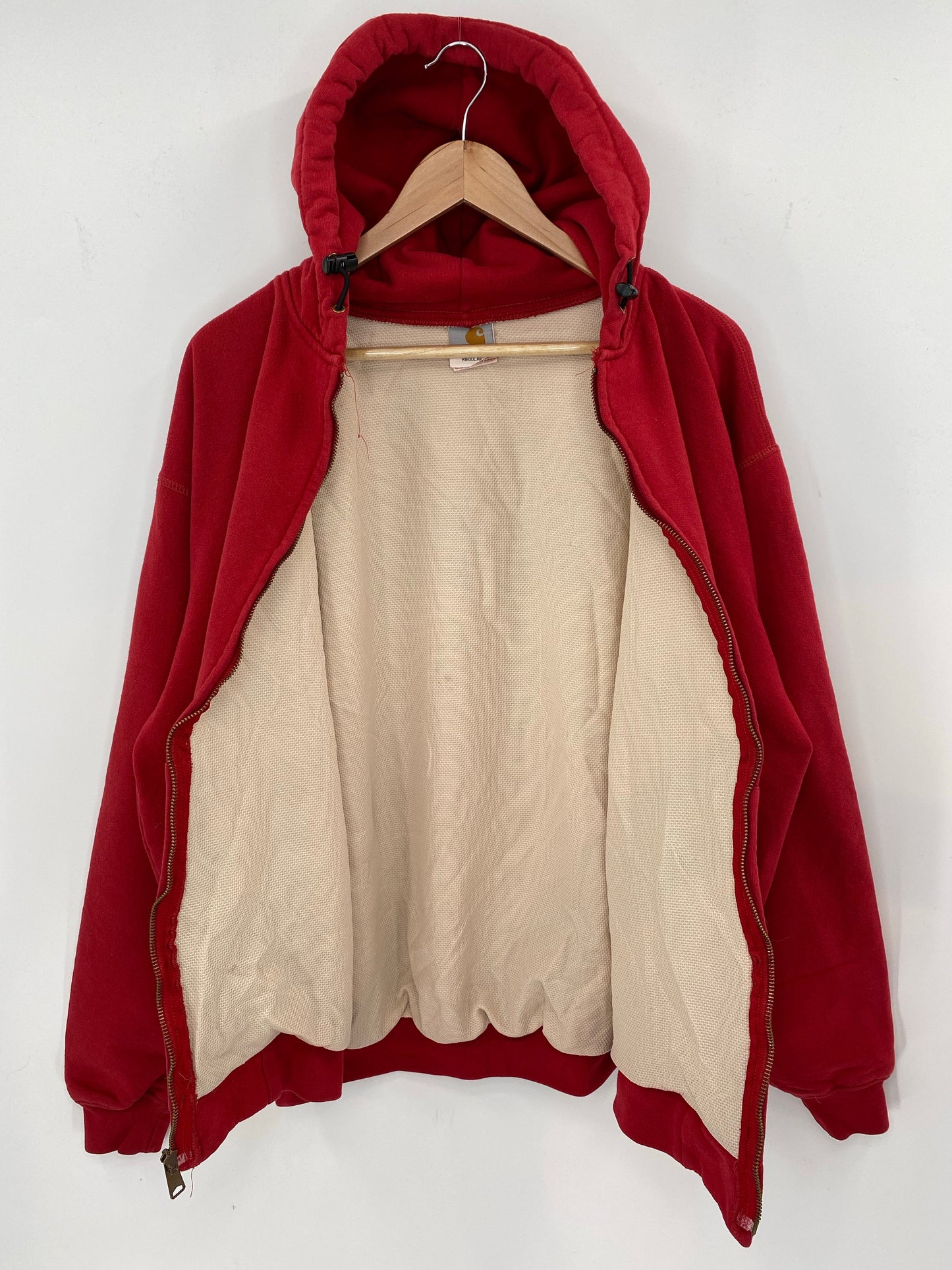 90’s CARHARTT Size L Zip Up Hoodie Sweat-shirt / A8891