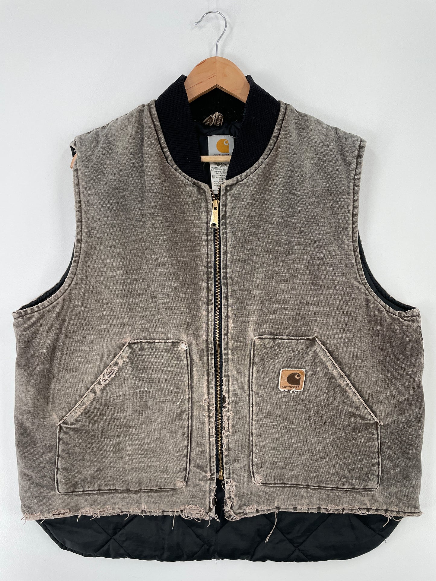 90’s CARHARTT Made in USA Size XL Duck Vest / A9161