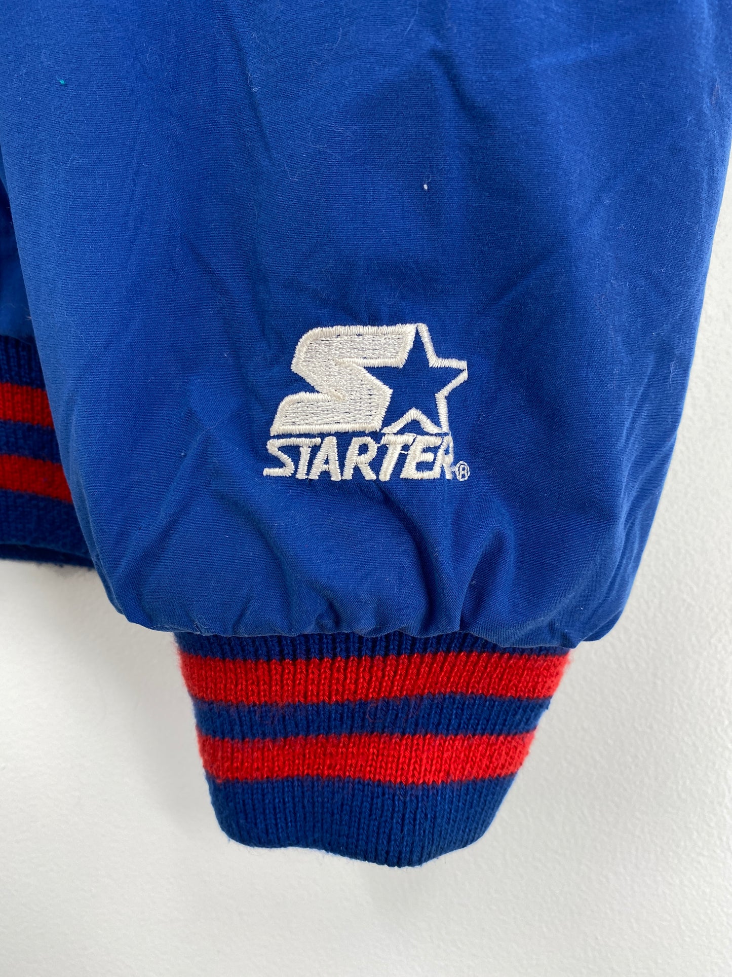 90's STARTER x NEW YORK RANGERS Size L Vintage NHL Nylon Jacket / A8759