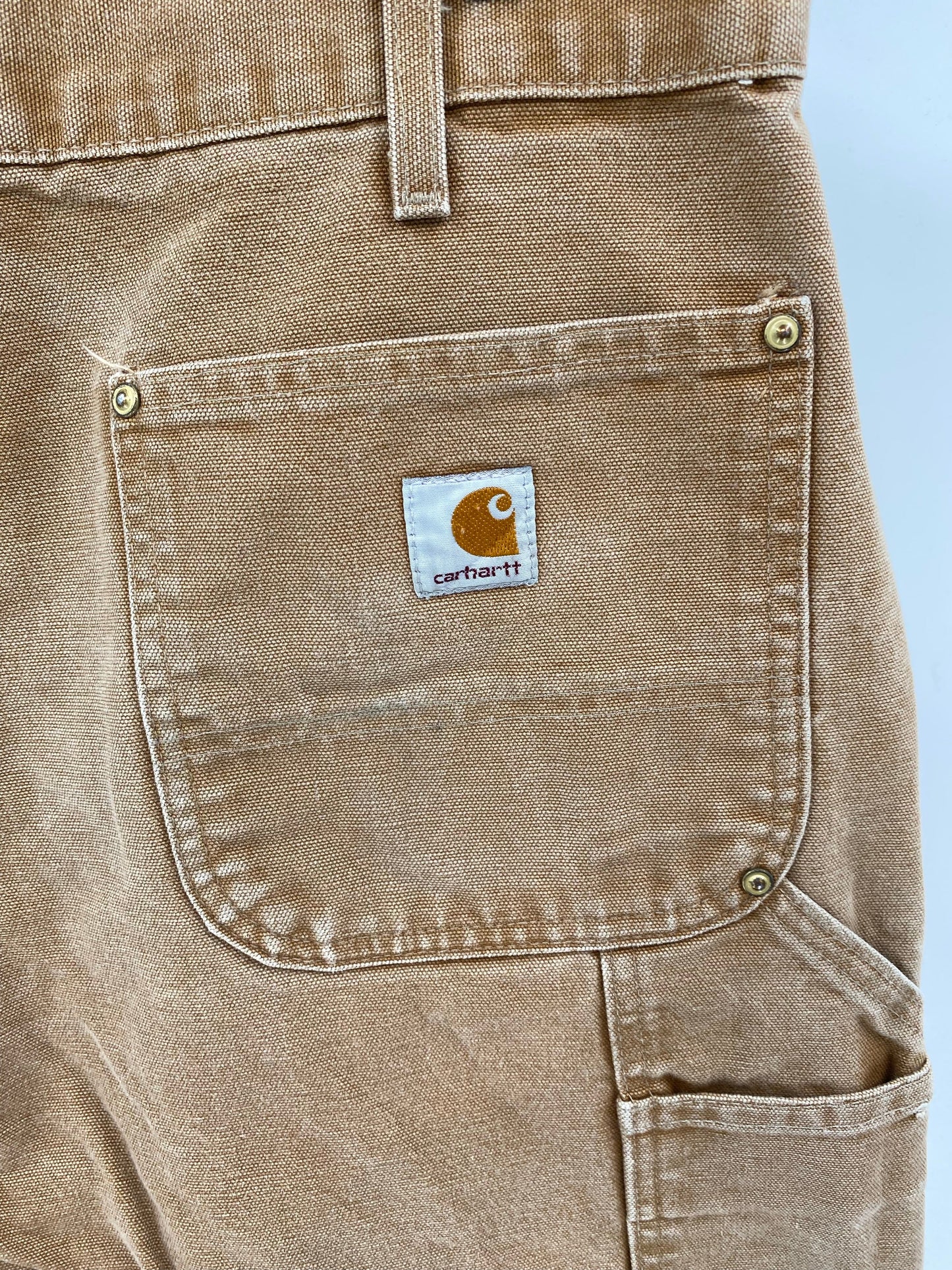 Vintage CARHARTT Size W32xL31.5 Double Knee Duck Pants / A7453